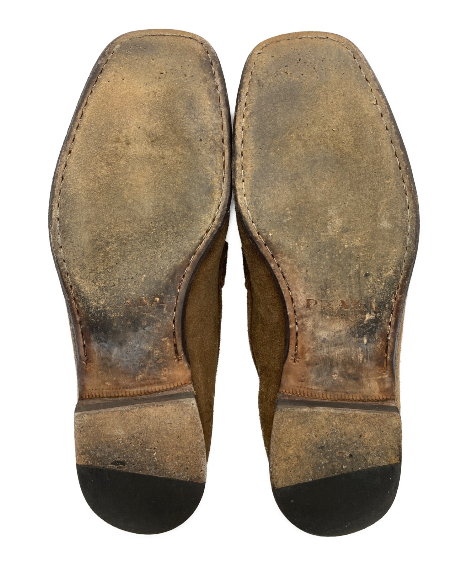 中古・古着通販】PRADA (プラダ) スウェードドライビングシューズ