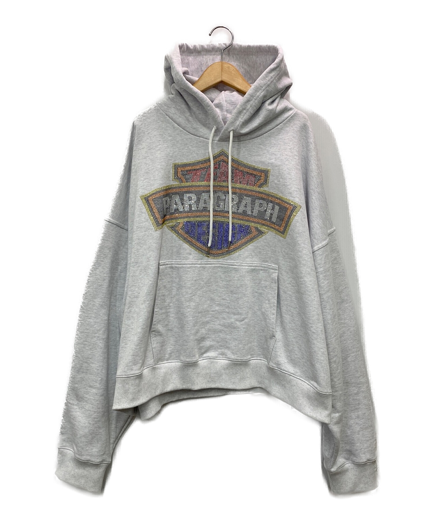 中古・古着通販】paragraph (パラグラフ) ラインストーンパーカー 