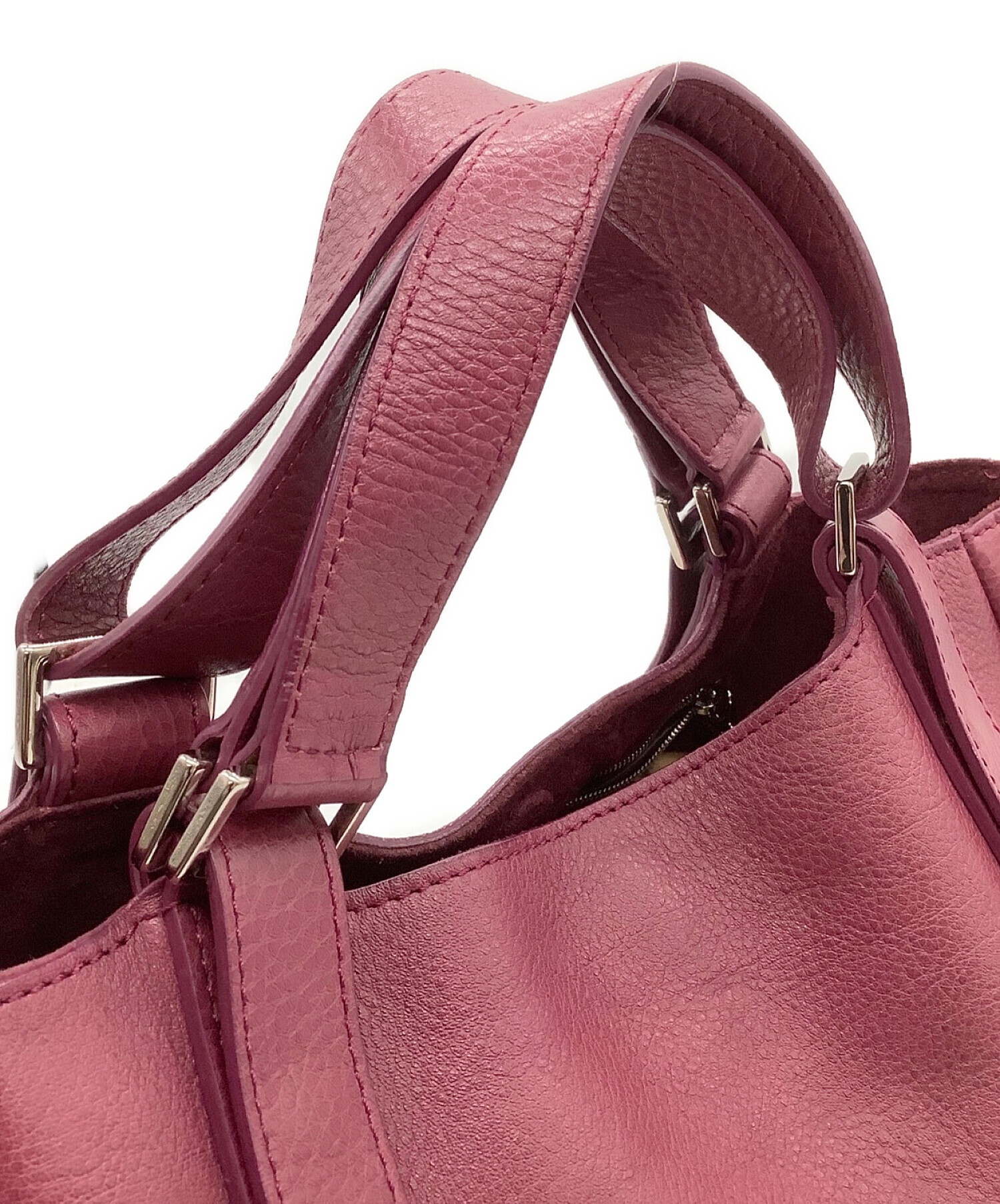 中古・古着通販】HIROFU (ヒロフ) レザートートバッグS パープル