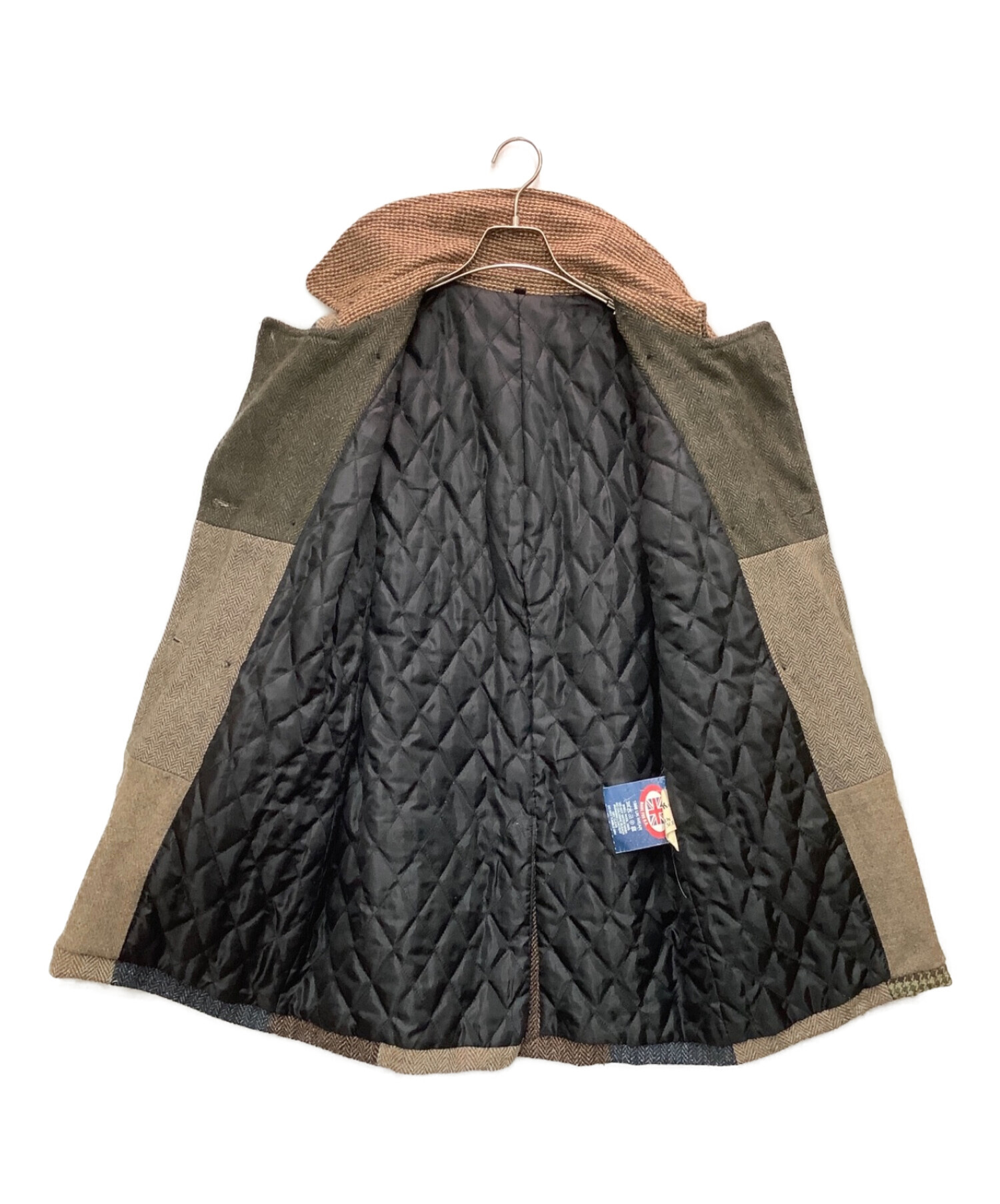 HARRIS TWEED×KINGLY MASK】パッチワークツイードパーカー 美品HARRIS TWEED KINGLY MASK パッチワーク 再構築 - メルカリ