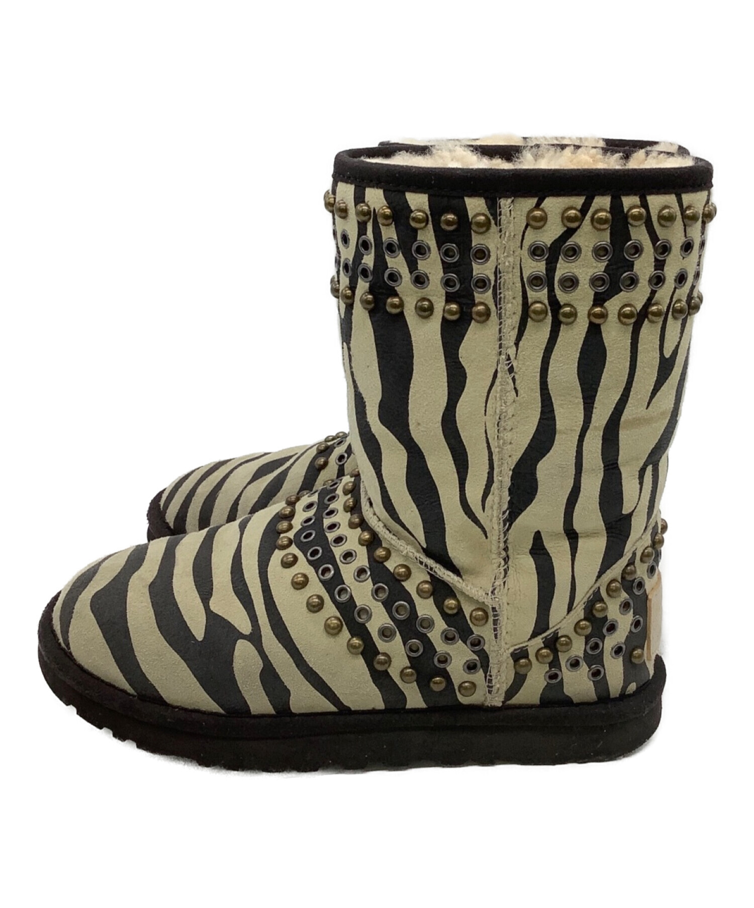 中古・古着通販】JIMMY CHOO×UGG (ジミーチュウ×アグ) ムートンブーツ