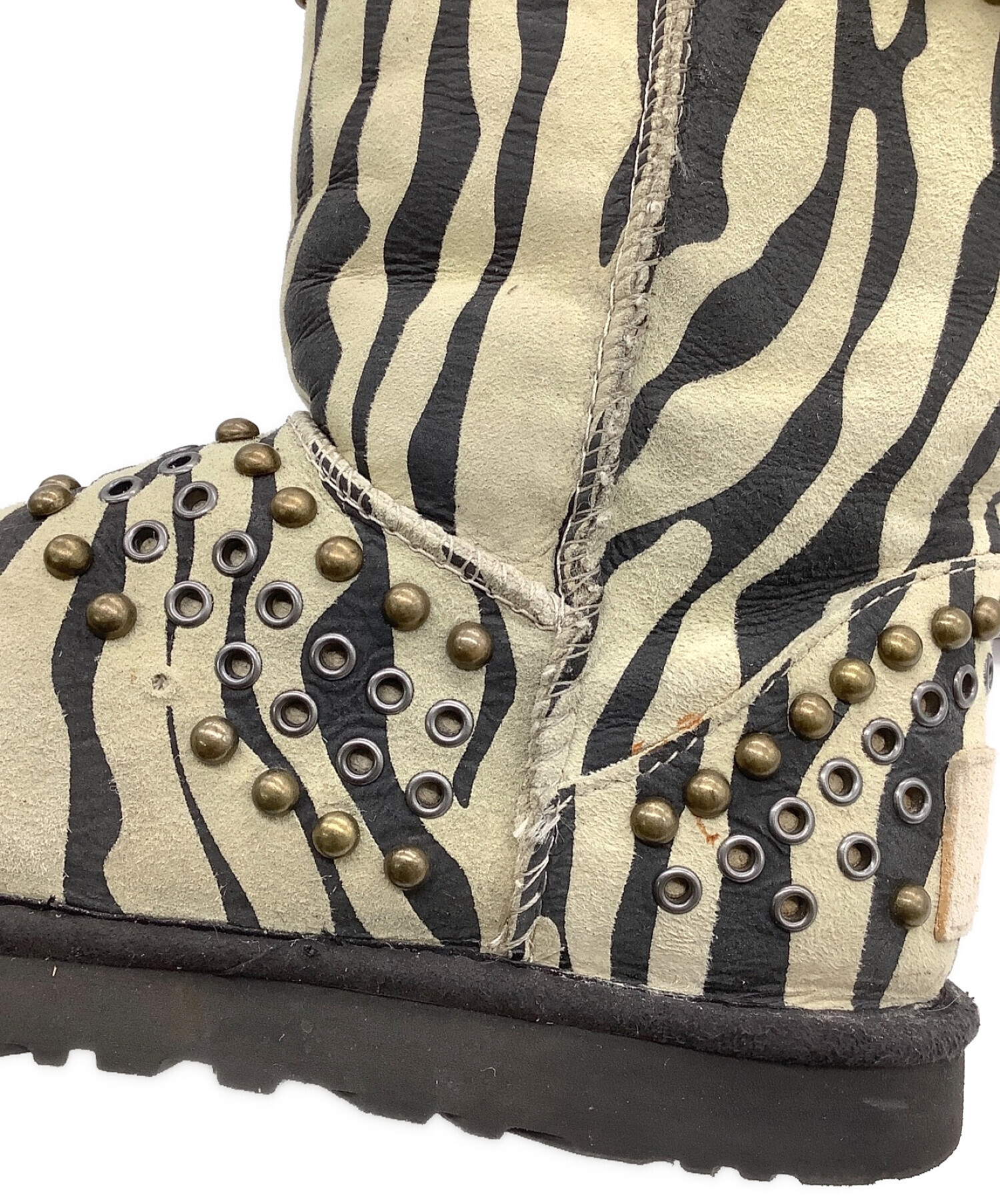 中古・古着通販】JIMMY CHOO×UGG (ジミーチュウ×アグ) ムートンブーツ