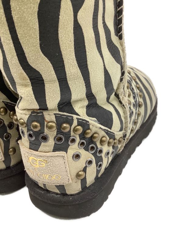 中古・古着通販】JIMMY CHOO×UGG (ジミーチュウ×アグ) ムートンブーツ