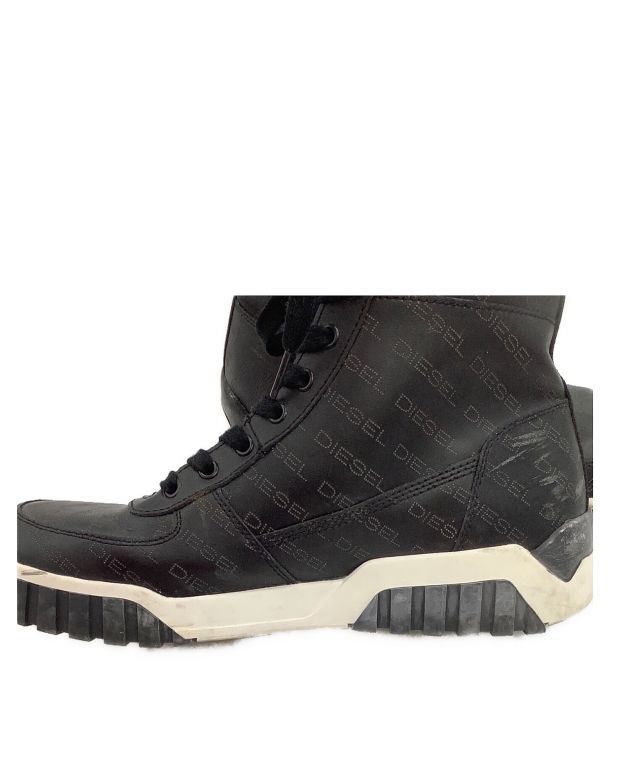 中古・古着通販】DIESEL (ディーゼル) ハイカットスニーカー ブラック