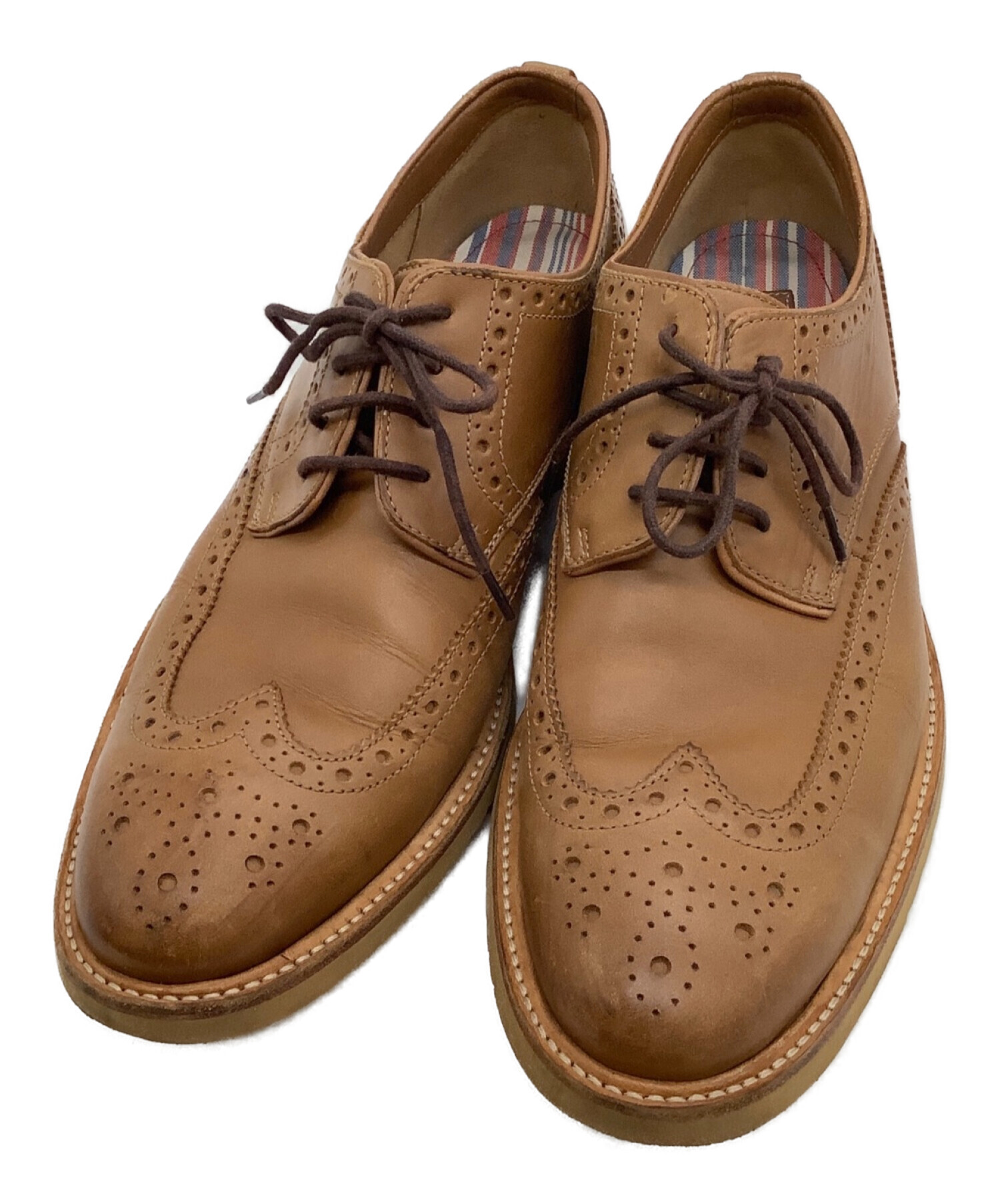 中古・古着通販】CLARKS (クラークス) ドレスシューズ ブラウン サイズ  