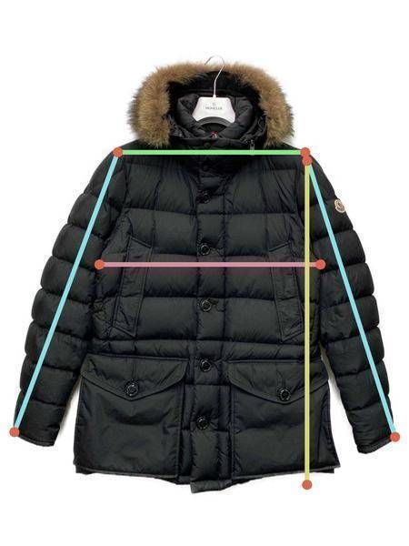 中古・古着通販】MONCLER (モンクレール) ファーフードダウン