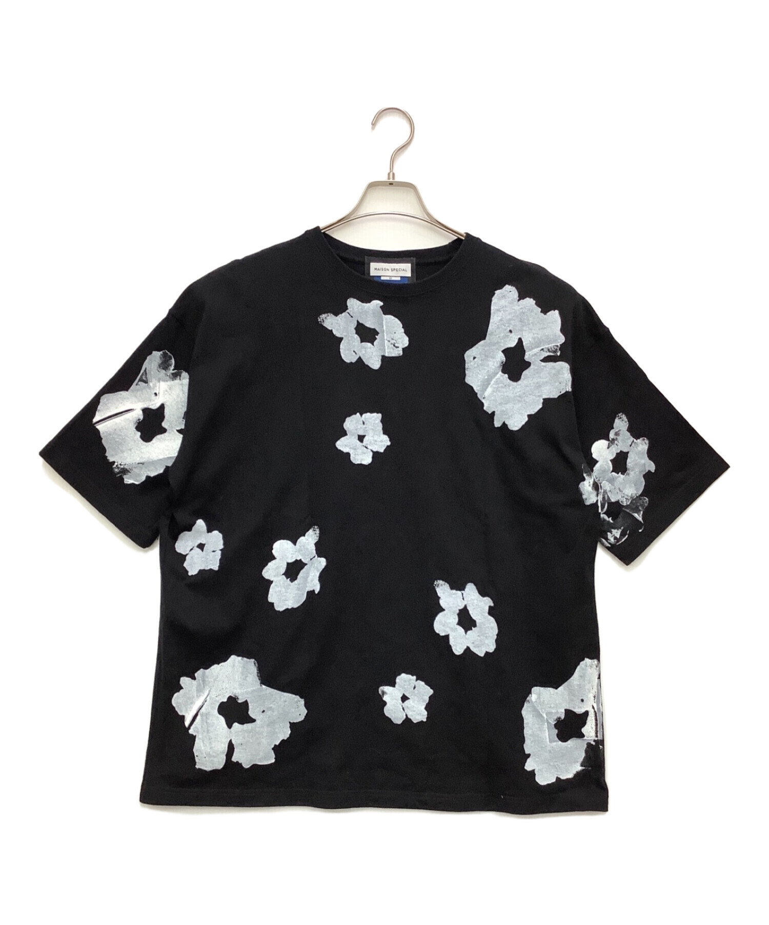 中古・古着通販】MAISON SPECIAL (メゾンスペシャル) Tシャツ ブラック 