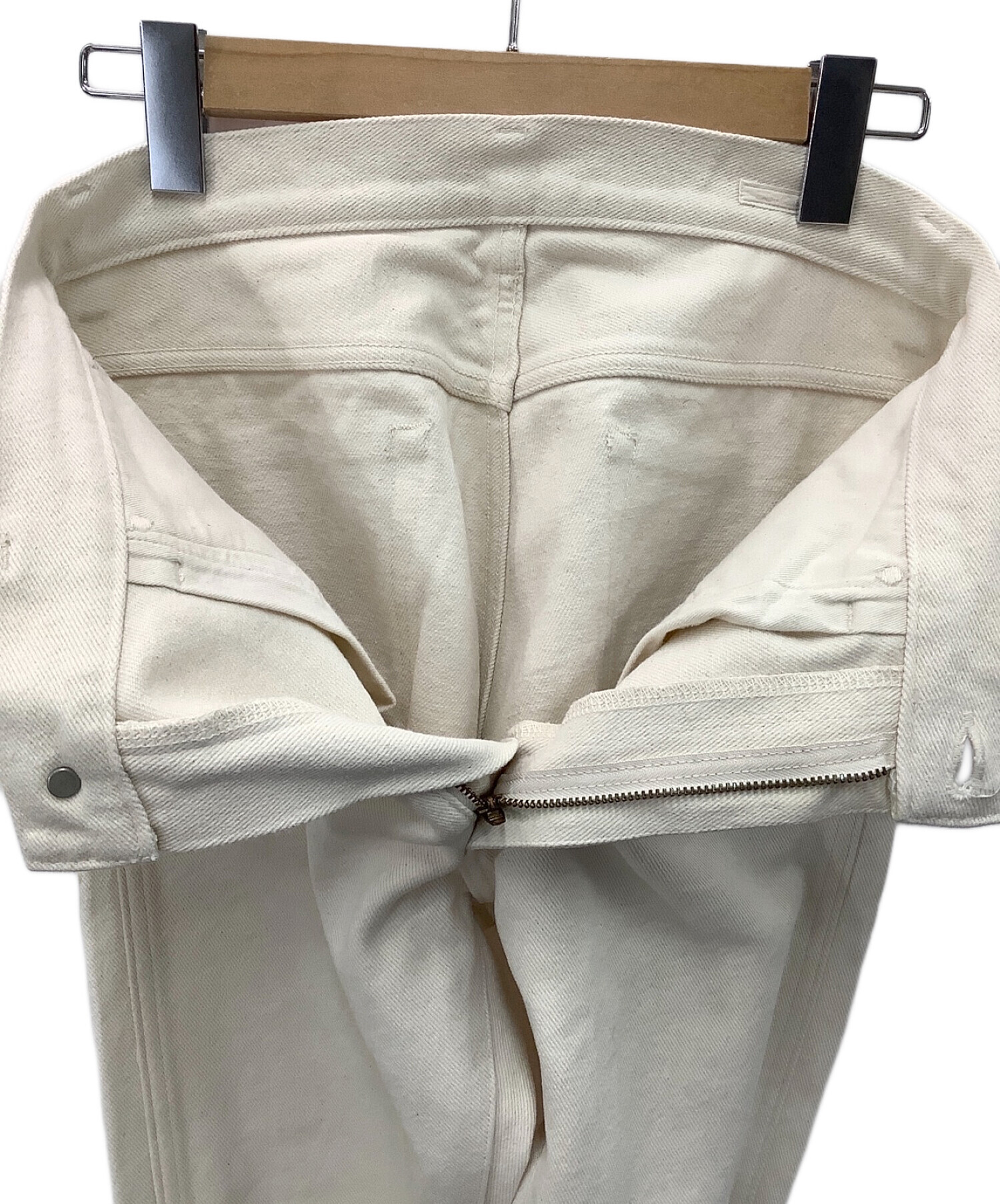 中古・古着通販】COMOLI (コモリ) ストレートパンツ ベージュ サイズ