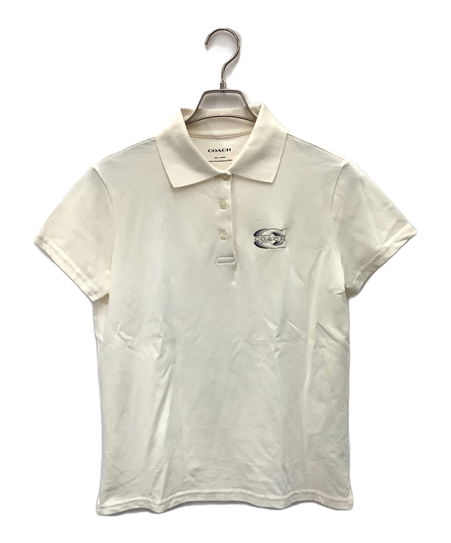COACH コーチ 総柄ポロシャツ シグネチャーピケC3668 定番人気モデル
