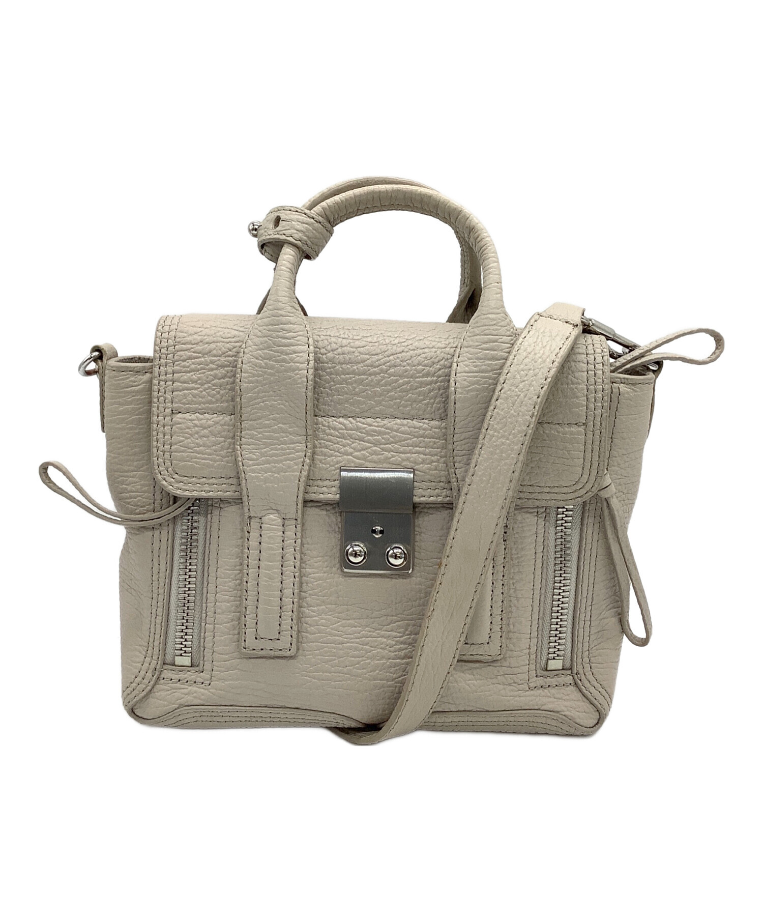3.1 Phillip Lim レザーサッチェルショルダーバッグ 中古・古着通販】3.1 phillip lim (スリーワンフィリップリム) ミニ