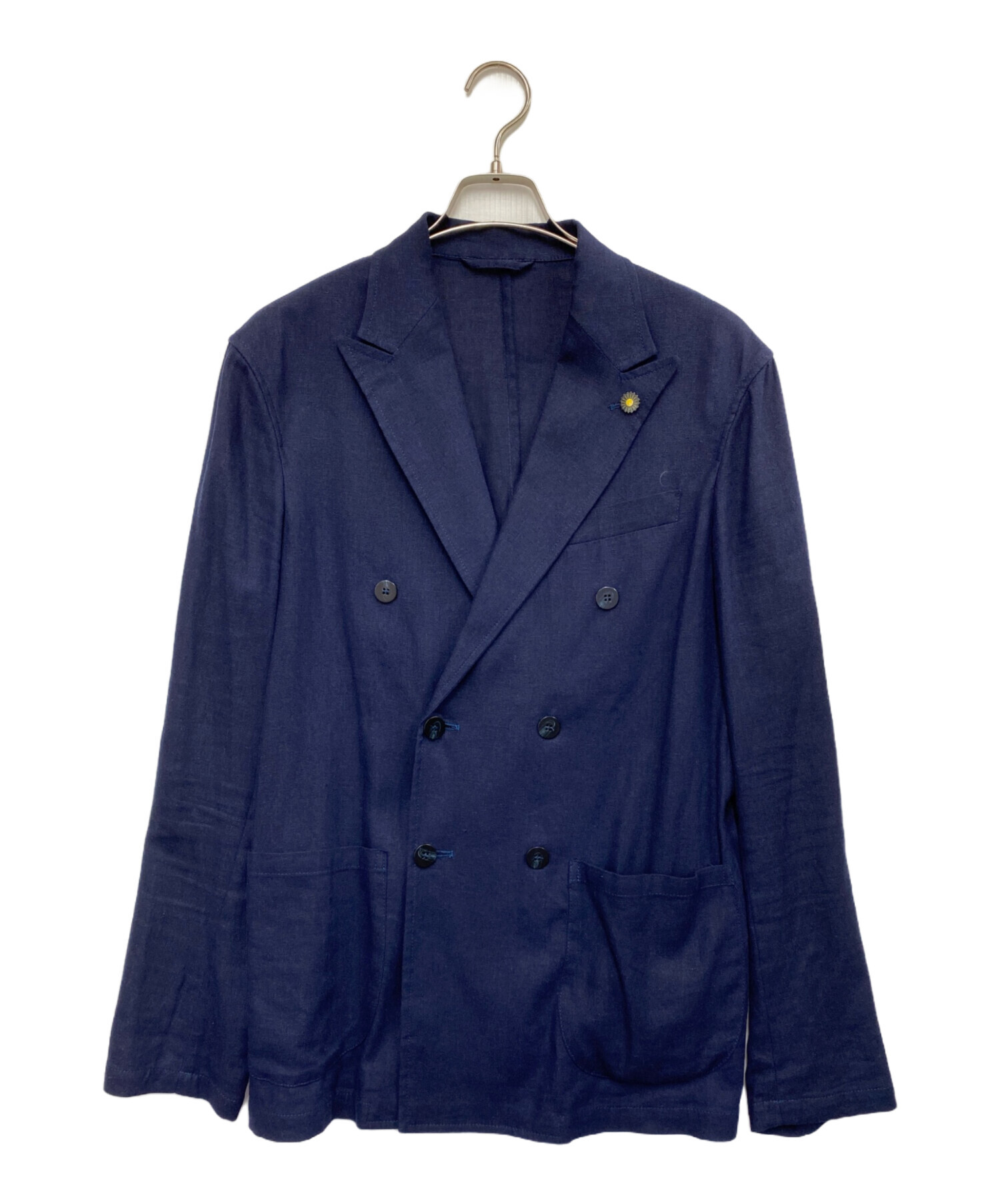 中古・古着通販】giannetto (ジャンネット) ダブルジャケット ネイビー