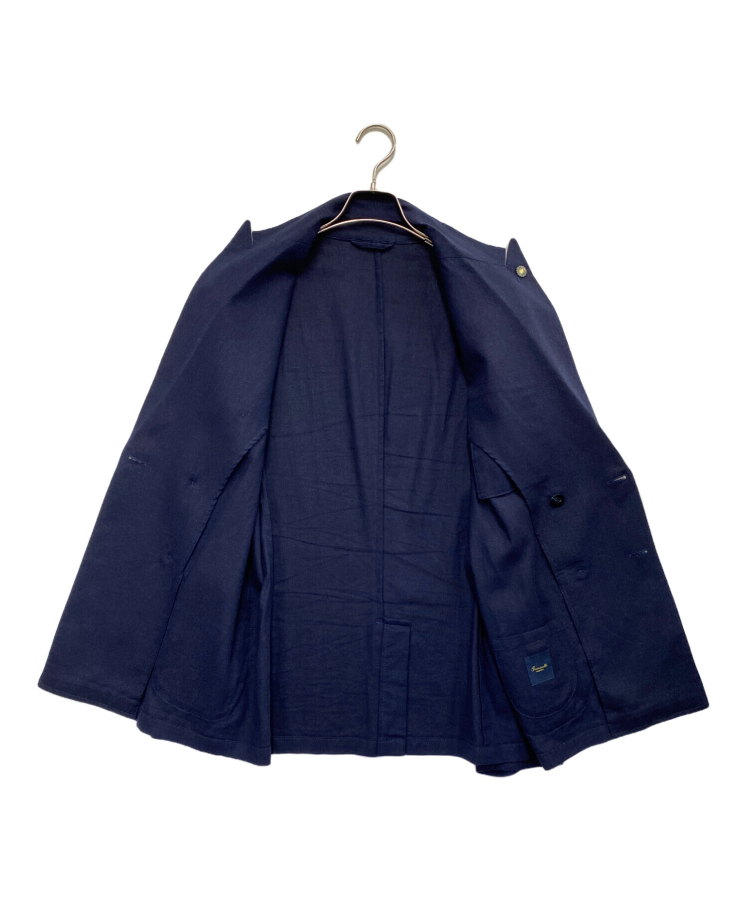 中古・古着通販】giannetto (ジャンネット) ダブルジャケット ネイビー