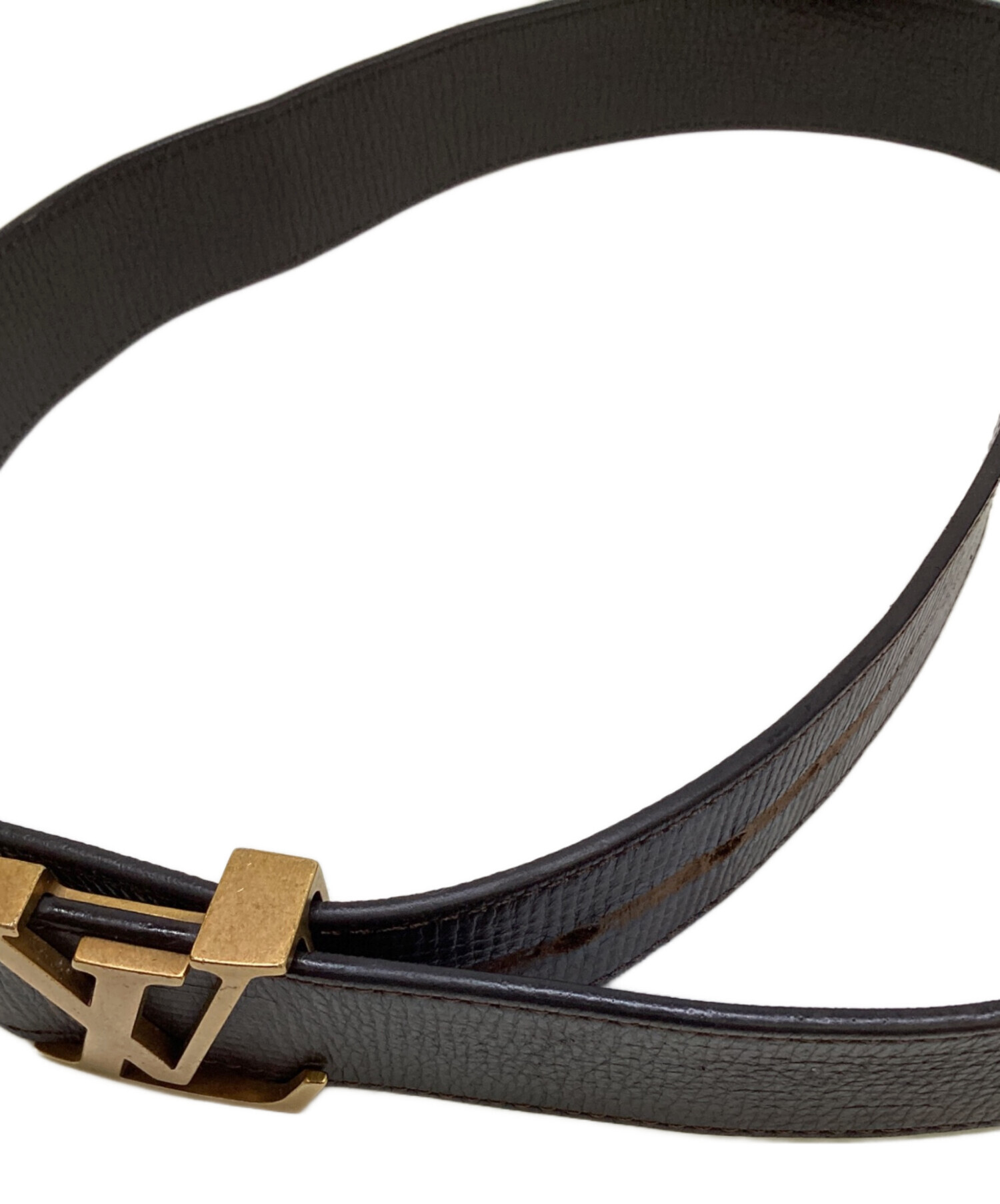 ルイヴィトン M9453 サンチュールLVイニシアル ベルト 美品】Louis Vuitton ルイヴィトン サンチュール LV イニシアル ベルト