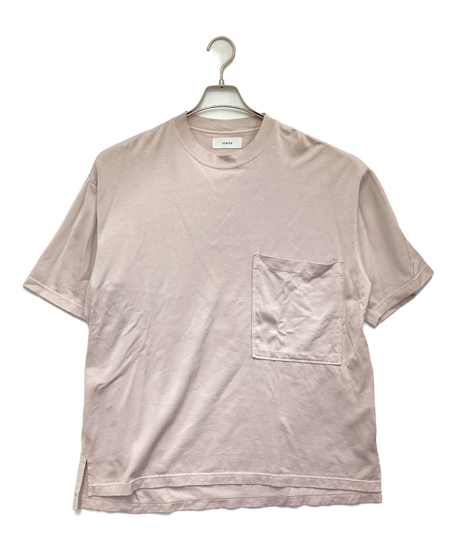 中古・古着通販】MARKA (マーカ) BIG POCKET TEE COMPACT天竺 ピンク 