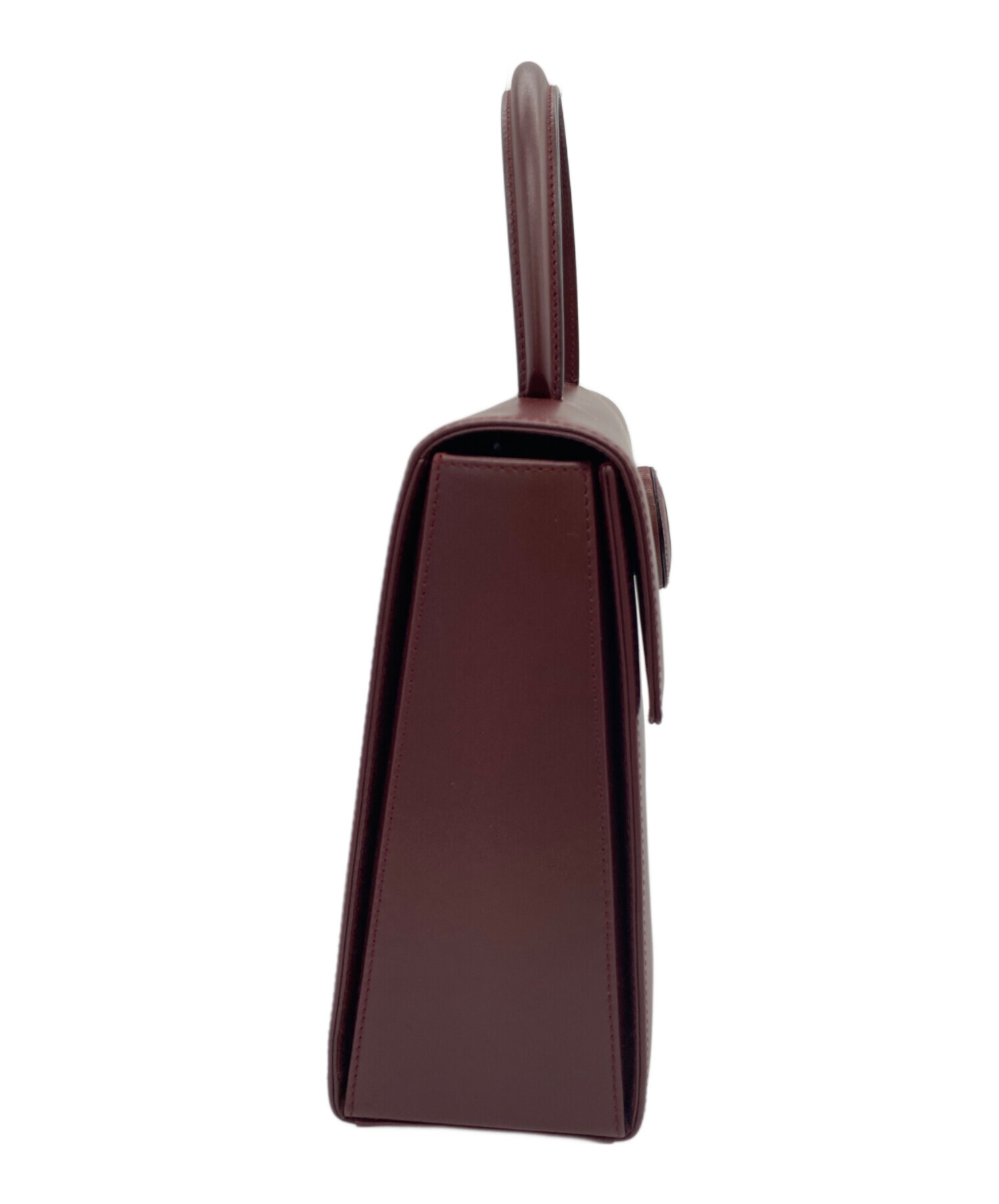 中古・古着通販】Cartier (カルティエ) ハンドバッグ ボルドー 