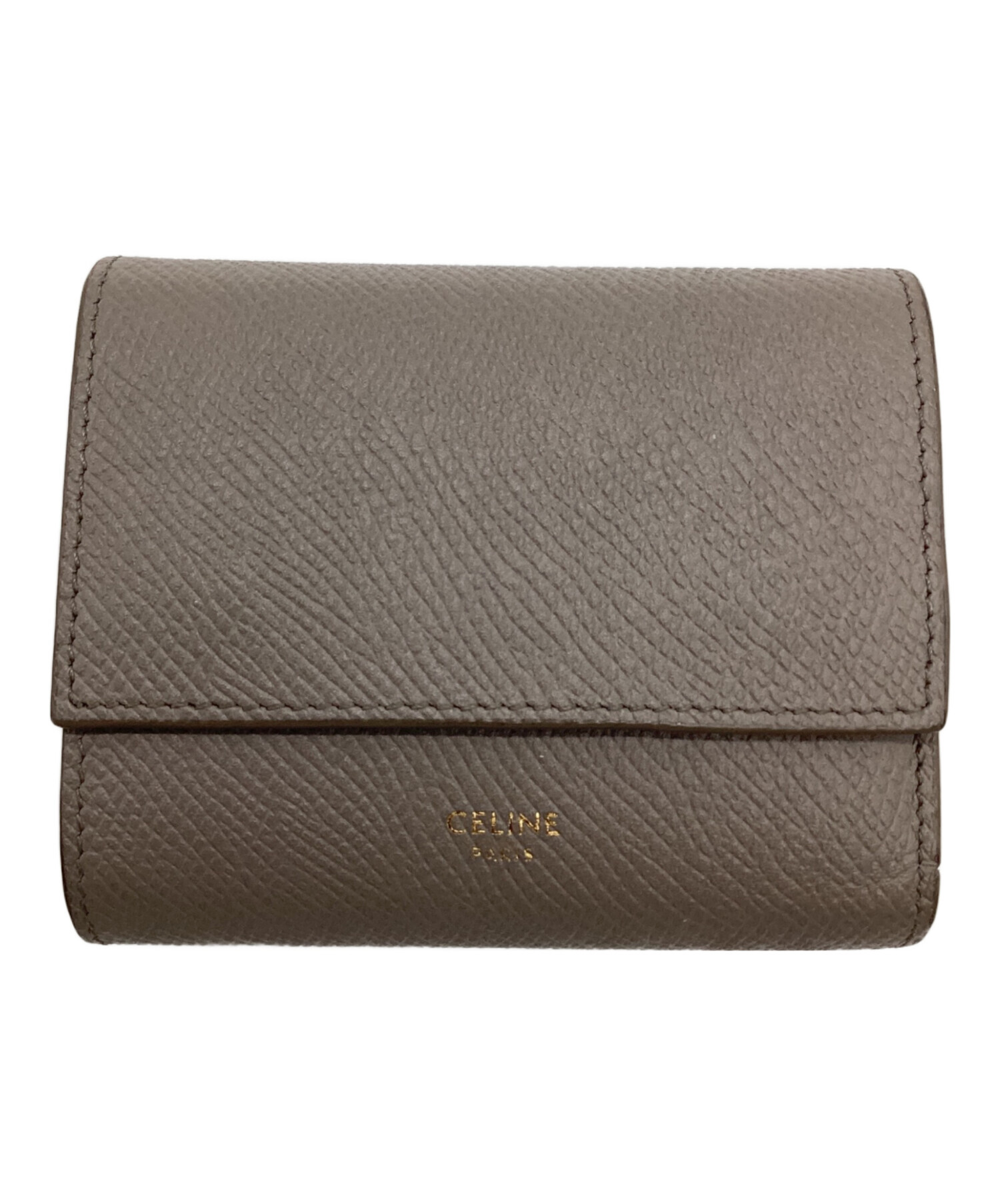 セリーヌ スモール トリフォールドウォレット 16（セーズ）サテンド