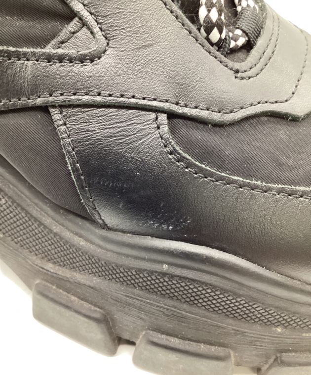 中古・古着通販】PRADA (プラダ) ペガサス スニーカー ブラック サイズ