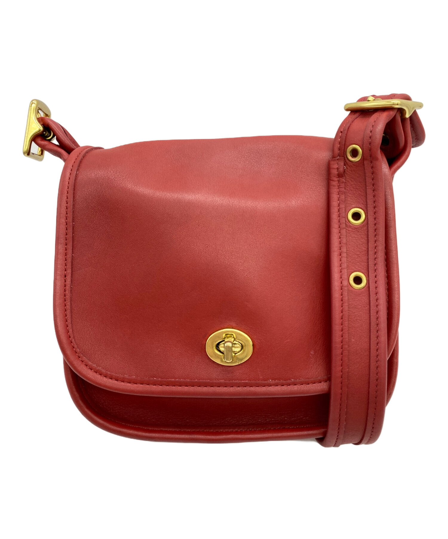 中古・古着通販】COACH (コーチ) ショルダーバッグ レッド｜ブランド