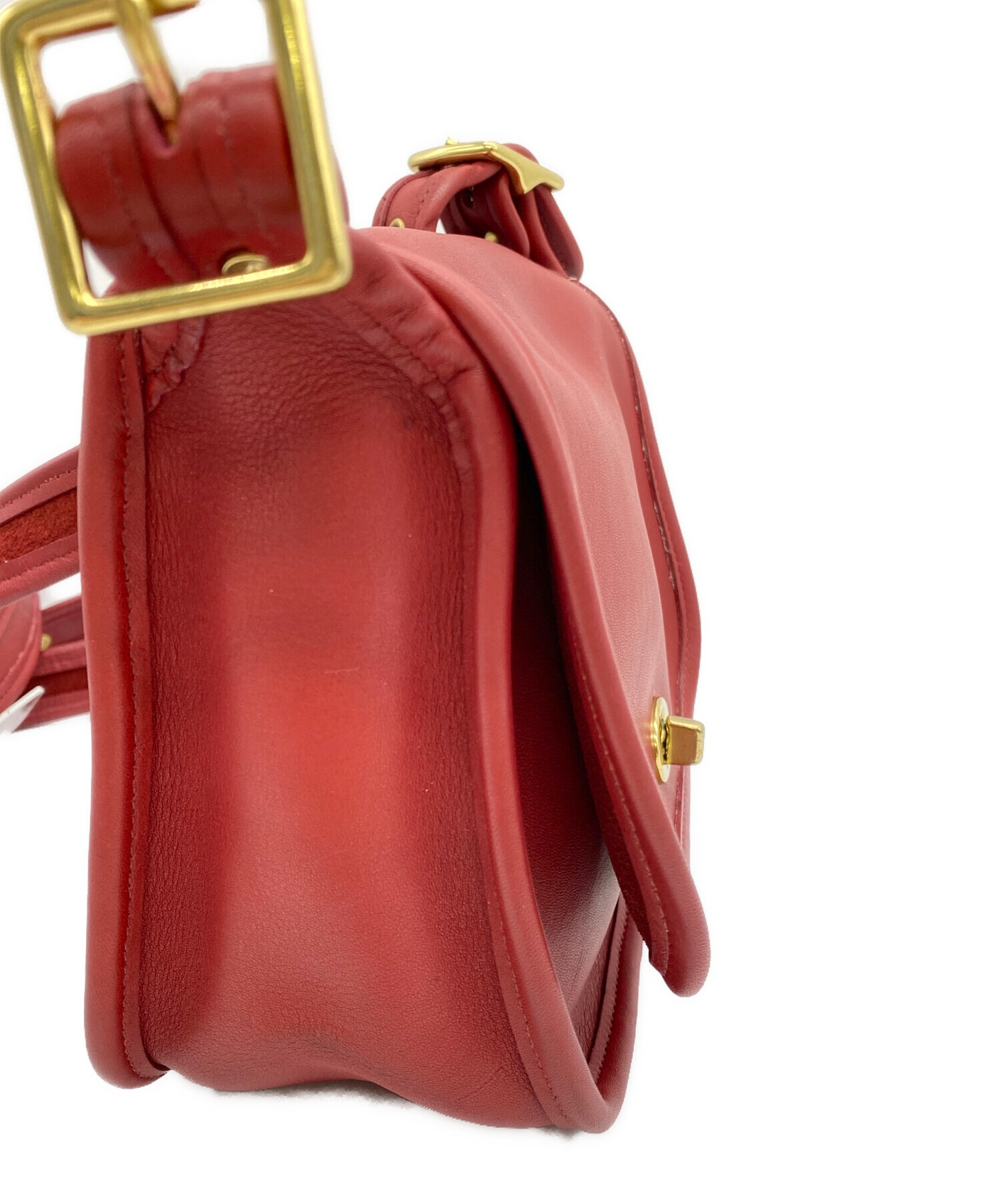 中古・古着通販】COACH (コーチ) ショルダーバッグ レッド｜ブランド