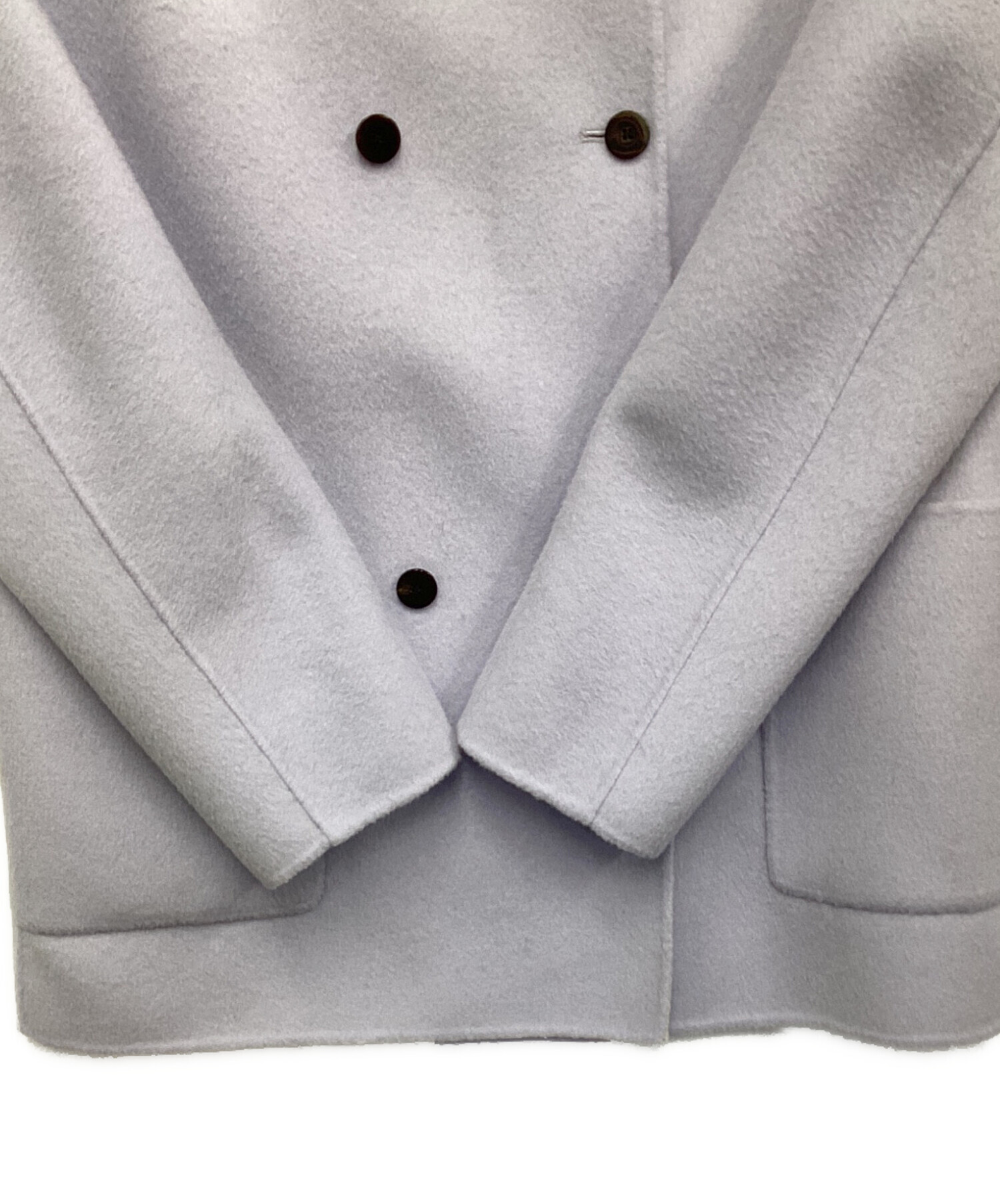 美品☆セオリーリュクス　ウォッシャブルミリタリーコート　フード　KENT　38 美品☆セオリーリュクス ウォッシャブルミリタリーコート フード KENT