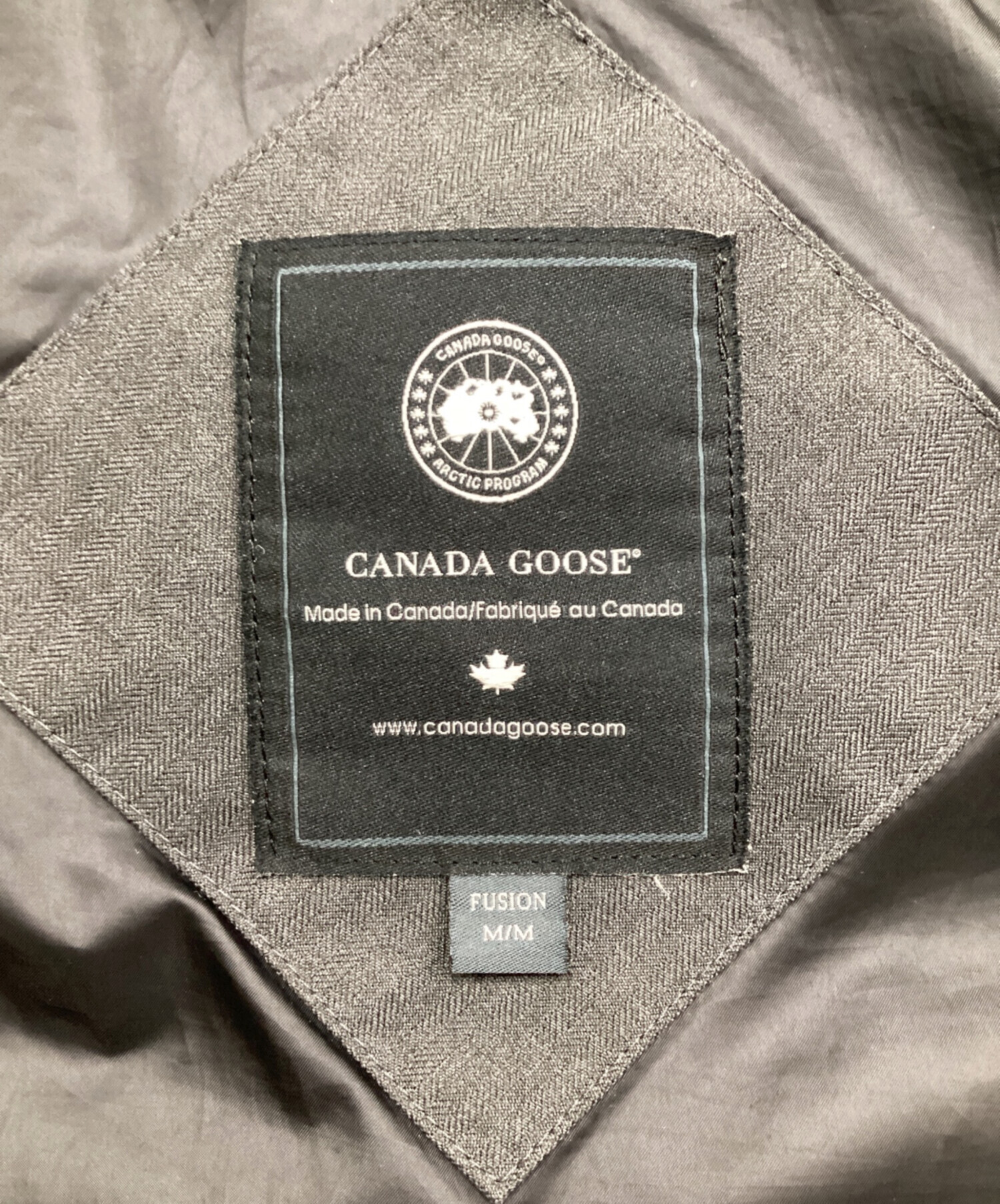 中古・古着通販】CANADA GOOSE (カナダグース) ダウンコート グレー 