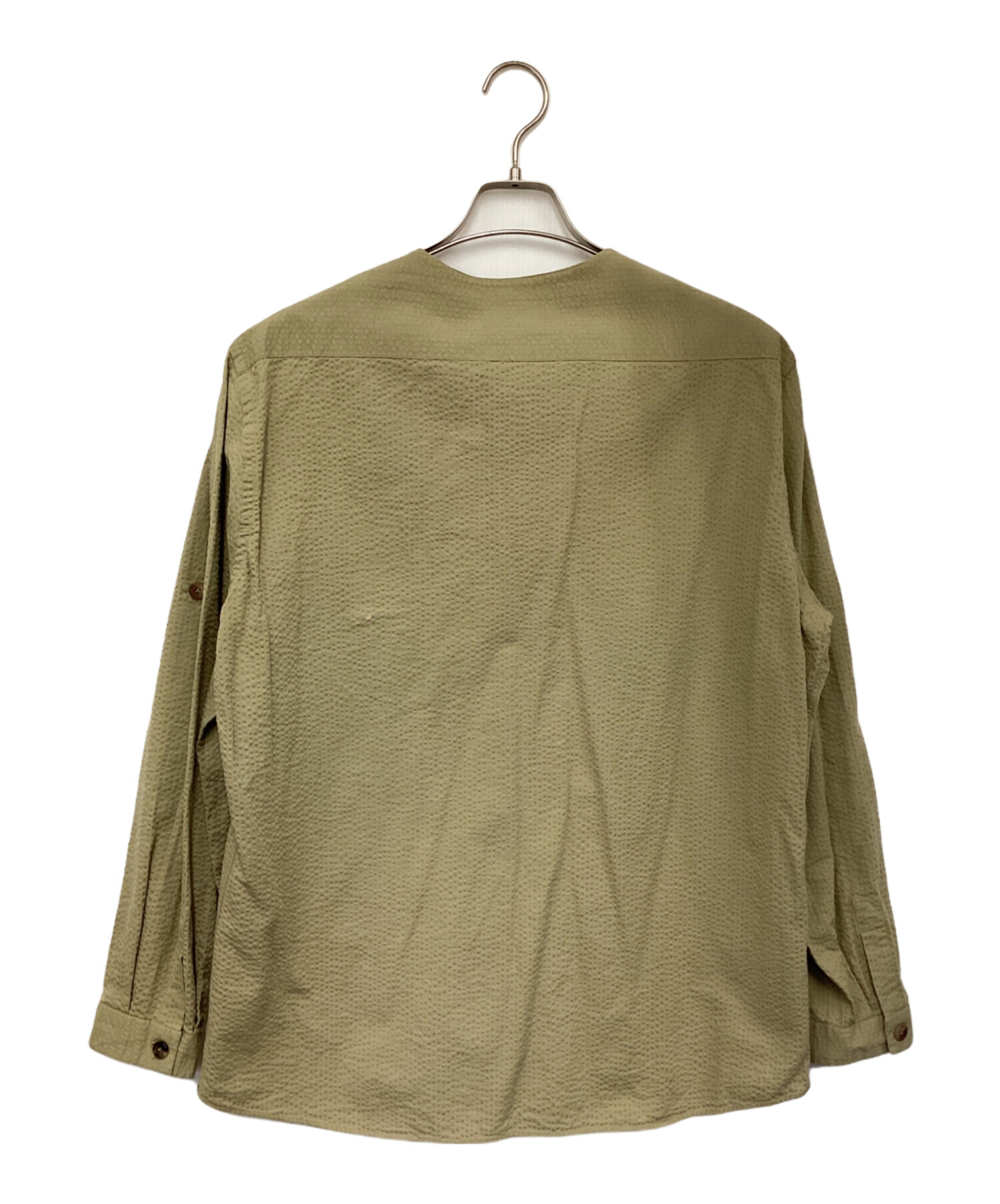 中古・古着通販】LARDINI (ラルディーニ) シアサッカー ノーカラー