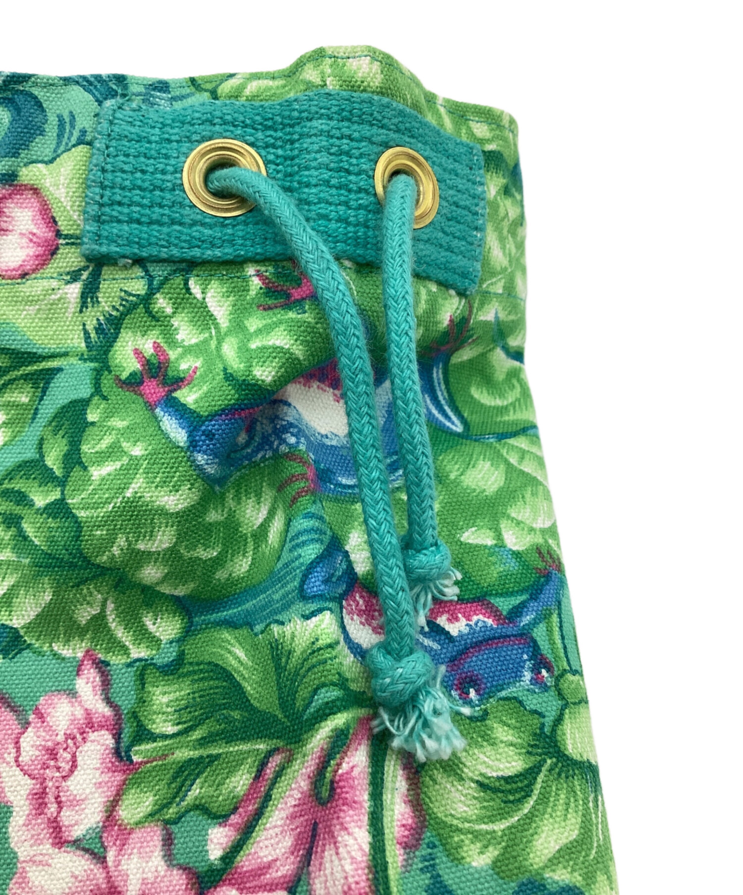 エルメス❤️巾着 中古・古着通販】HERMES (エルメス) 巾着 グリーン｜ブランド・古着