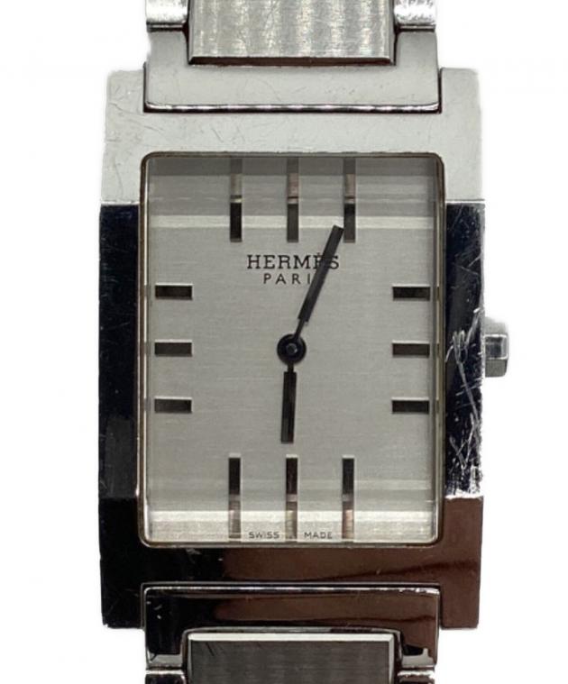 エルメス タンデム ジャンク品 HERMES エルメス タンデム ウォッチ 腕時計 シルバー ブルー ブラック