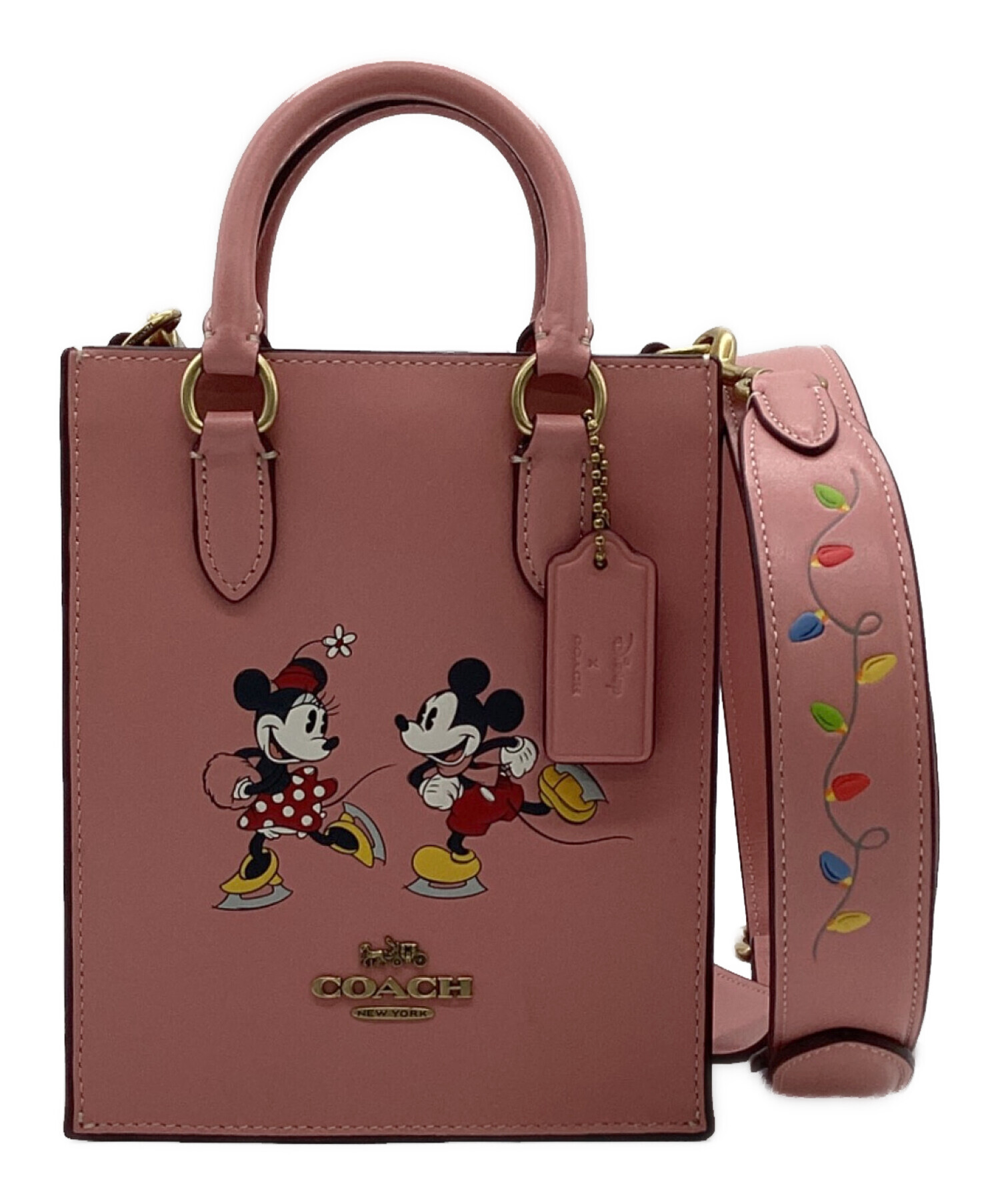 中古・古着通販】COACH (コーチ) DISNEY (ディズニー) North South 