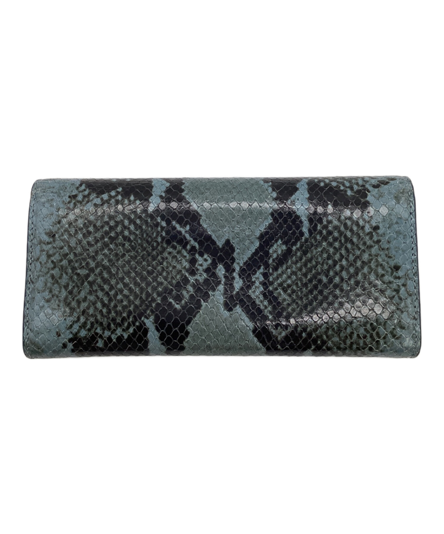 JIMMY CHOO パイソン柄 三つ折り財布 中古・古着通販】JIMMY CHOO (ジミーチュウ) パイソン柄長財布