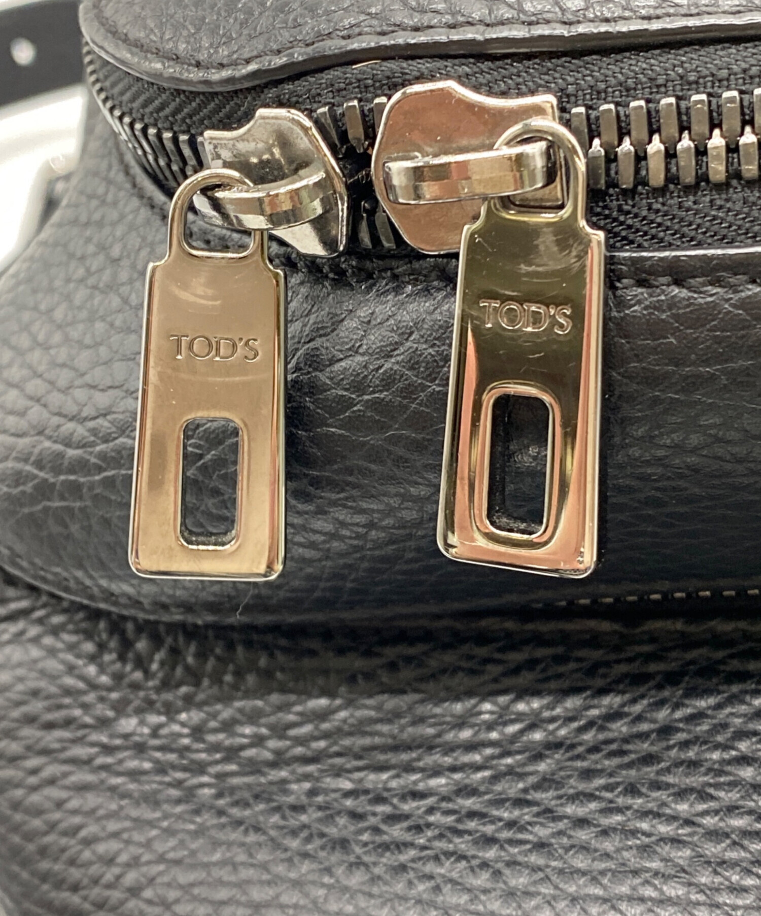 中古・古着通販】TOD'S (トッズ) レザーリュック ブラック｜ブランド