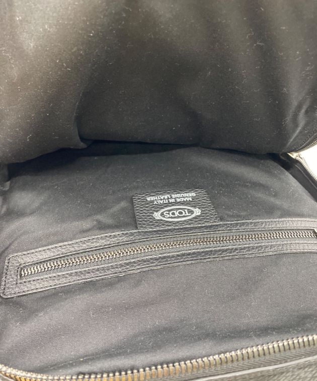中古・古着通販】TOD'S (トッズ) レザーリュック ブラック｜ブランド