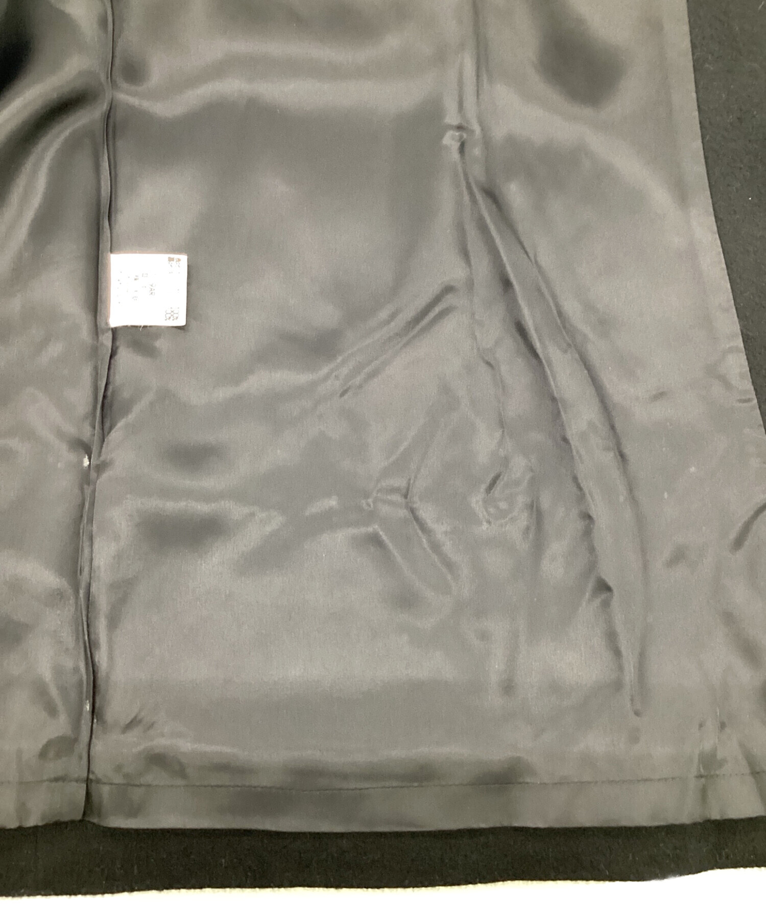 中古・古着通販】Cathelin (カトラン) カシミヤコート ブラック サイズ 