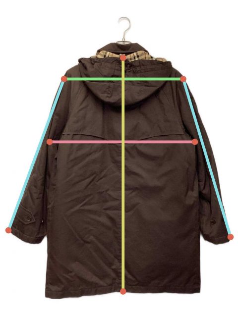 中古・古着通販】BURBERRY (バーバリー) 中綿コート ブラウン