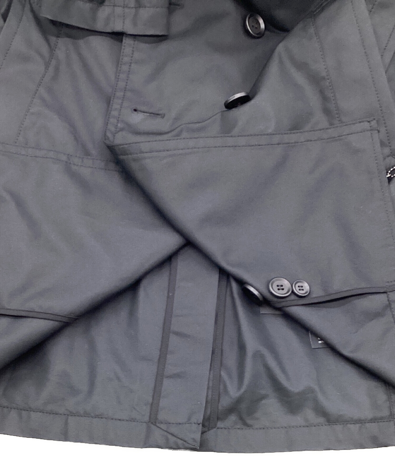 コーチ　コート サイズ　175/96Ａ 中古・古着通販】COACH (コーチ) トレンチコート ブラック サイズ:S