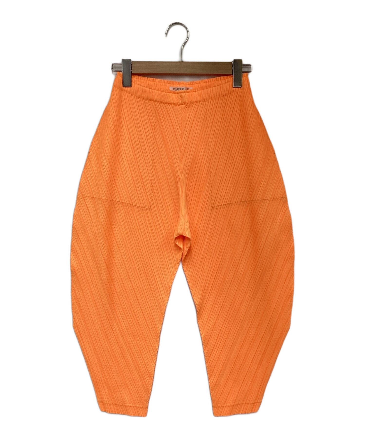 PLEATS PLEASE ISSEY MIYAKE プリーツパンツ　オレンジ PLEATS PLEASE オレンジ プリーツパンツ PLEATS PLEASE ISSEY