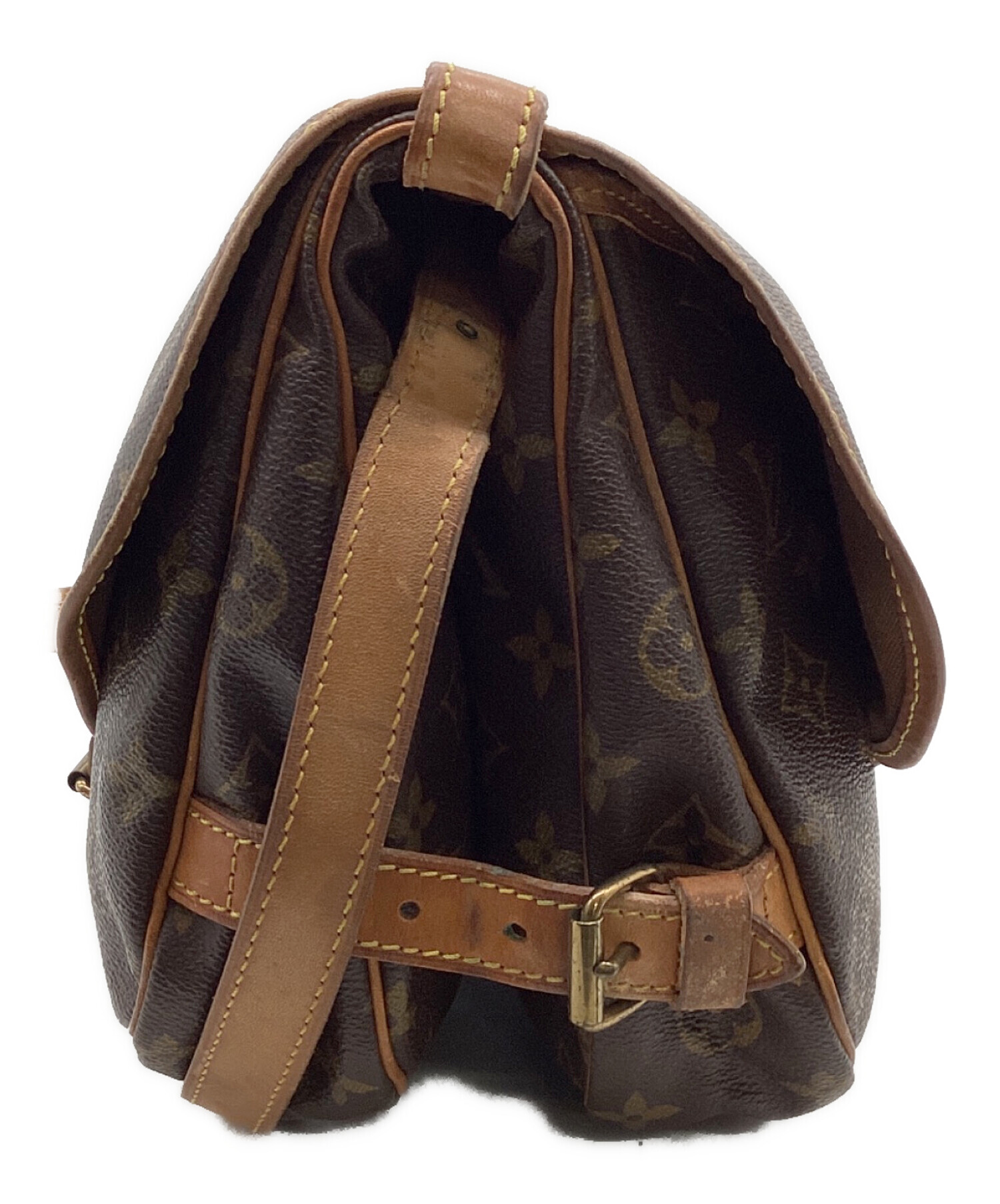 阪223 ルイヴィトン モノグラム ソミュール30 ショルダーバッグ中古美品 LOUIS VUITTON ルイヴィトン ソミュール30 モノグラム ショルダー