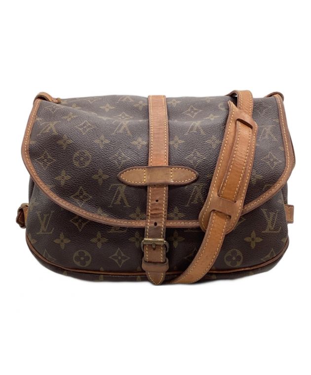 阪223 ルイヴィトン モノグラム ソミュール30 ショルダーバッグ中古美品 中古・古着通販】LOUIS VUITTON (ルイ ヴィトン) モノグラム