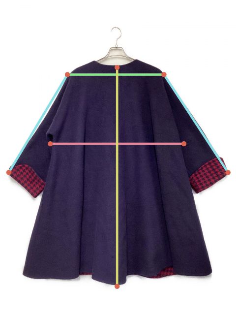 クリスチャンディオール レトロ コート クラシックパープル　サイズM 中古・古着通販】Christian Dior (クリスチャン ディオール) ノー