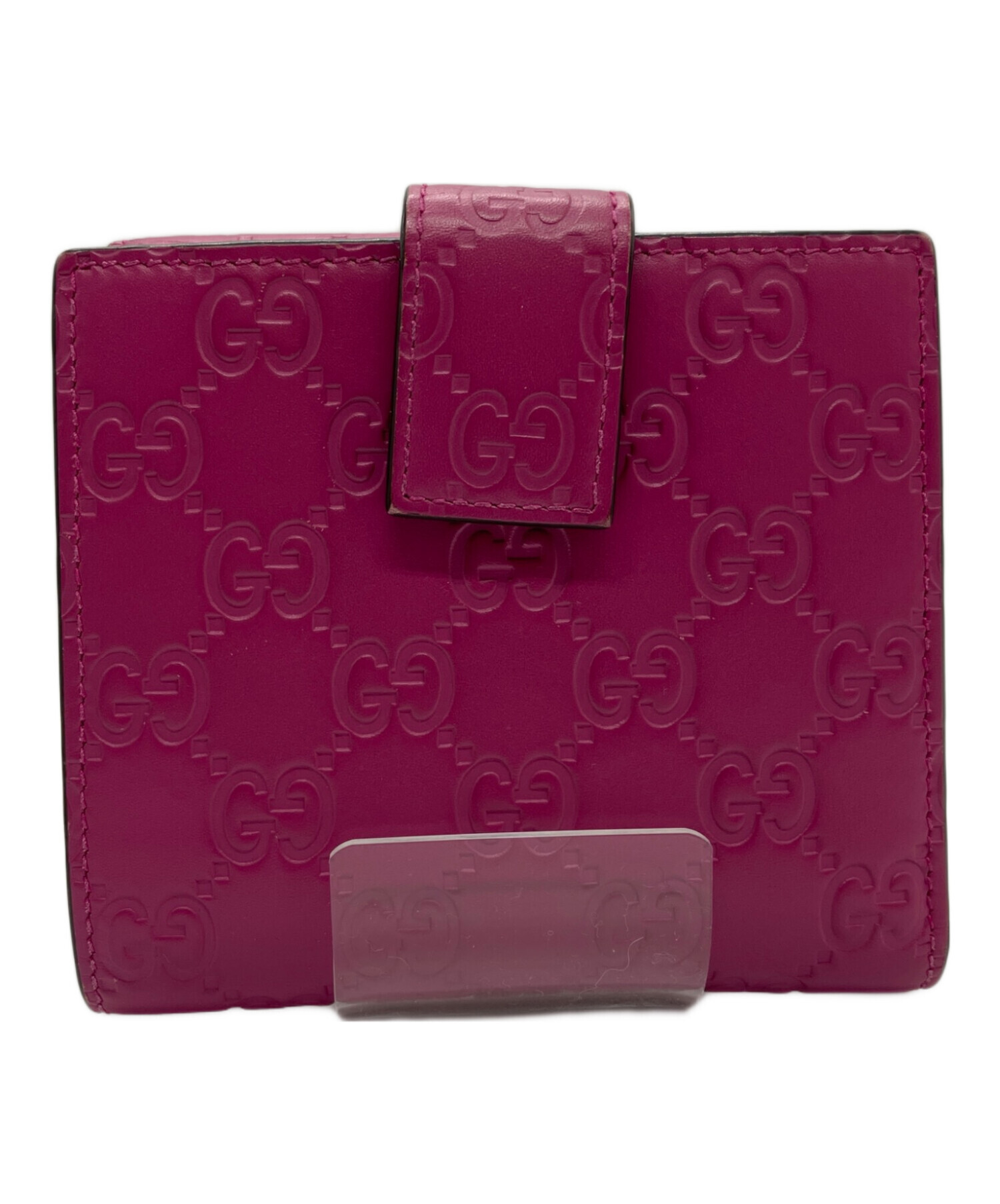 中古・古着通販】GUCCI (グッチ) 2つ折り財布 ピンク｜ブランド・古着