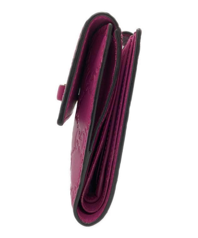 中古・古着通販】GUCCI (グッチ) 2つ折り財布 ピンク｜ブランド・古着