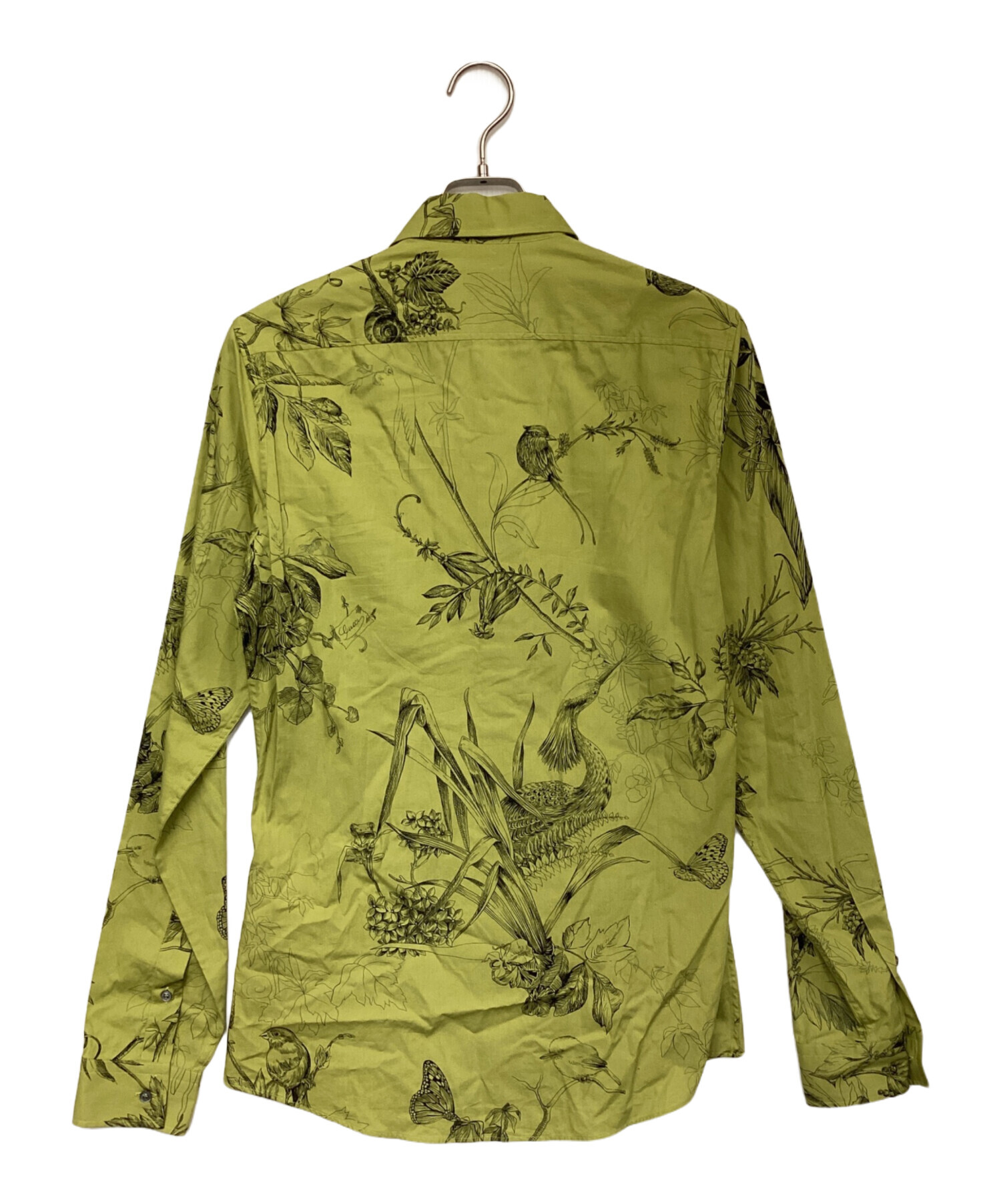中古・古着通販】GUCCI (グッチ) ロング スリーブ シャツ グリーン 