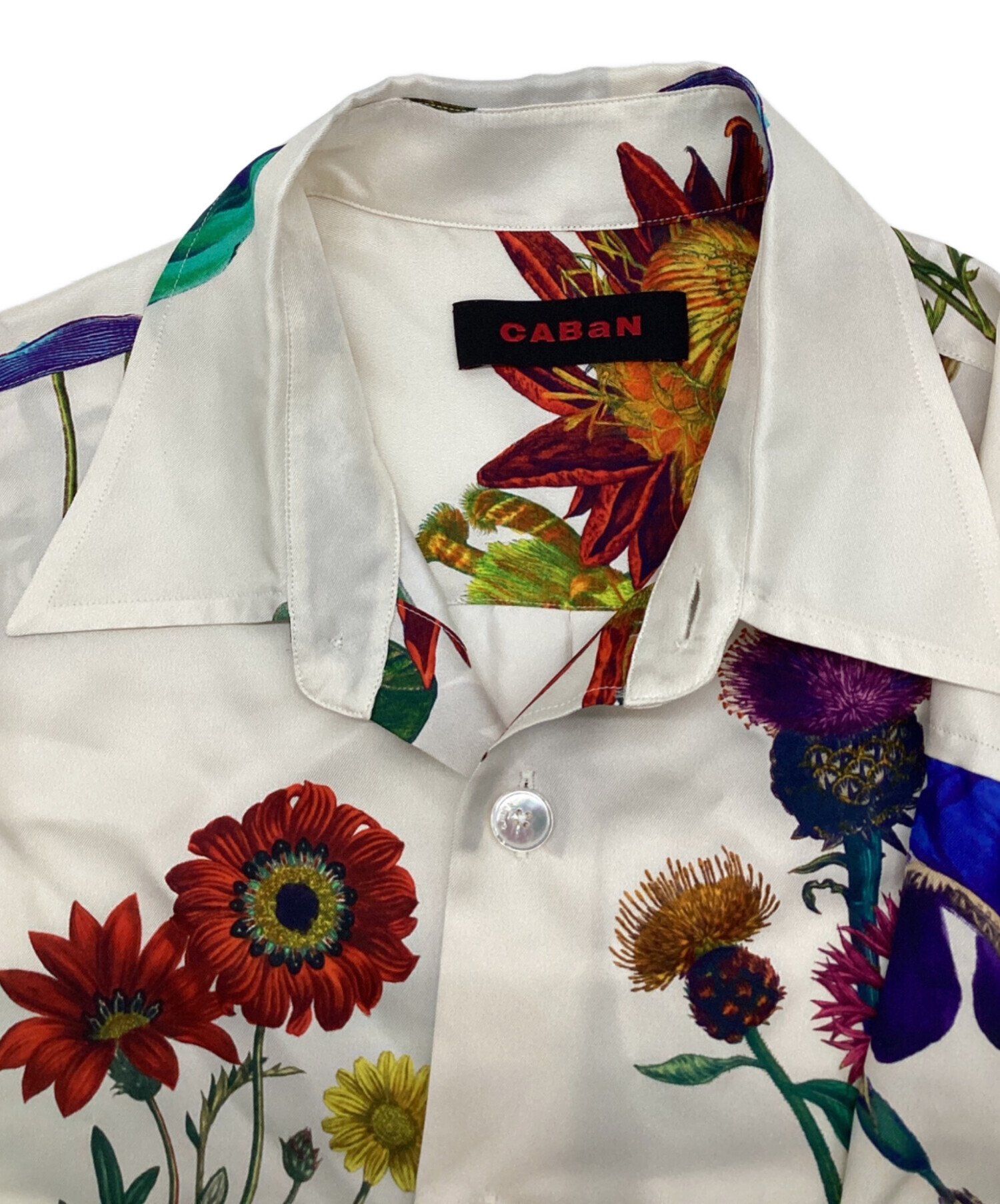 トゥモローランド CABaN シルクツイル IBIZAプリントシャツ