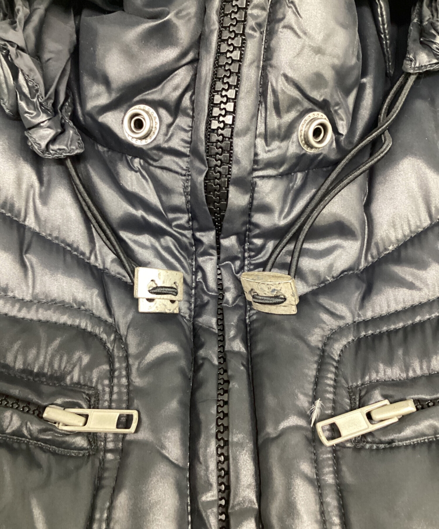 中古・古着通販】DIESEL (ディーゼル) ダウンベスト ブラック サイズ:M