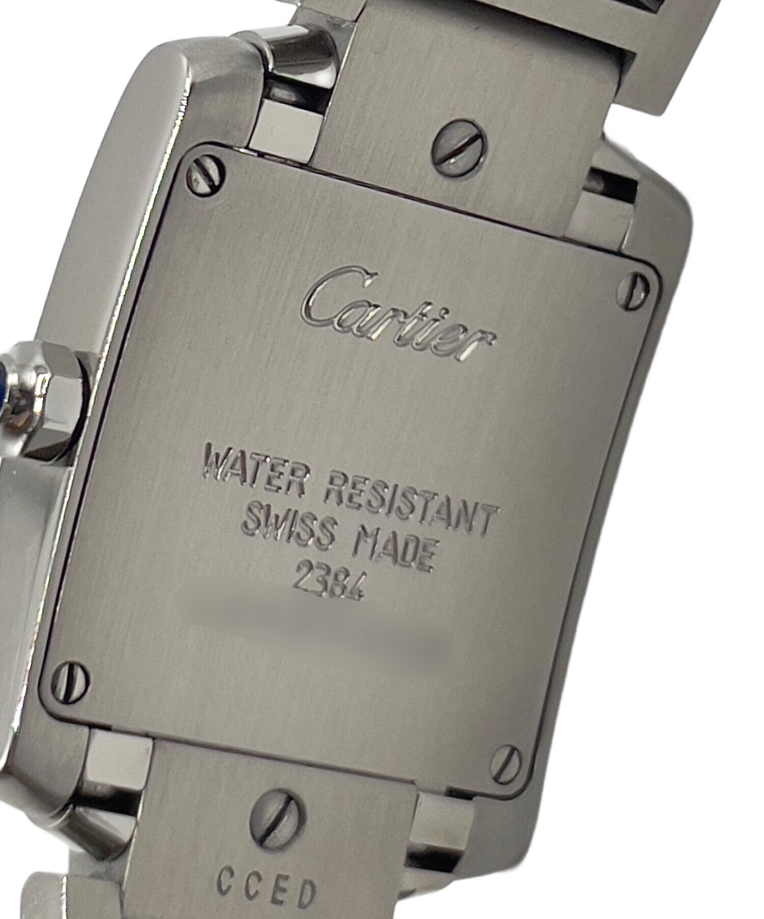 5wwi0035】カルティエ タンク W51008Q3 アイボリー文字盤【中古  