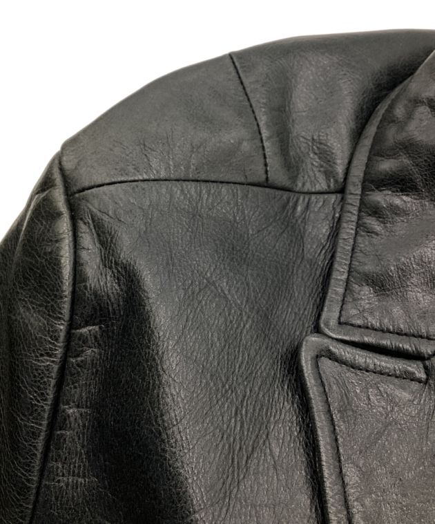 中古・古着通販】GAP (ギャップ) レザージャケット ブラック サイズ:M