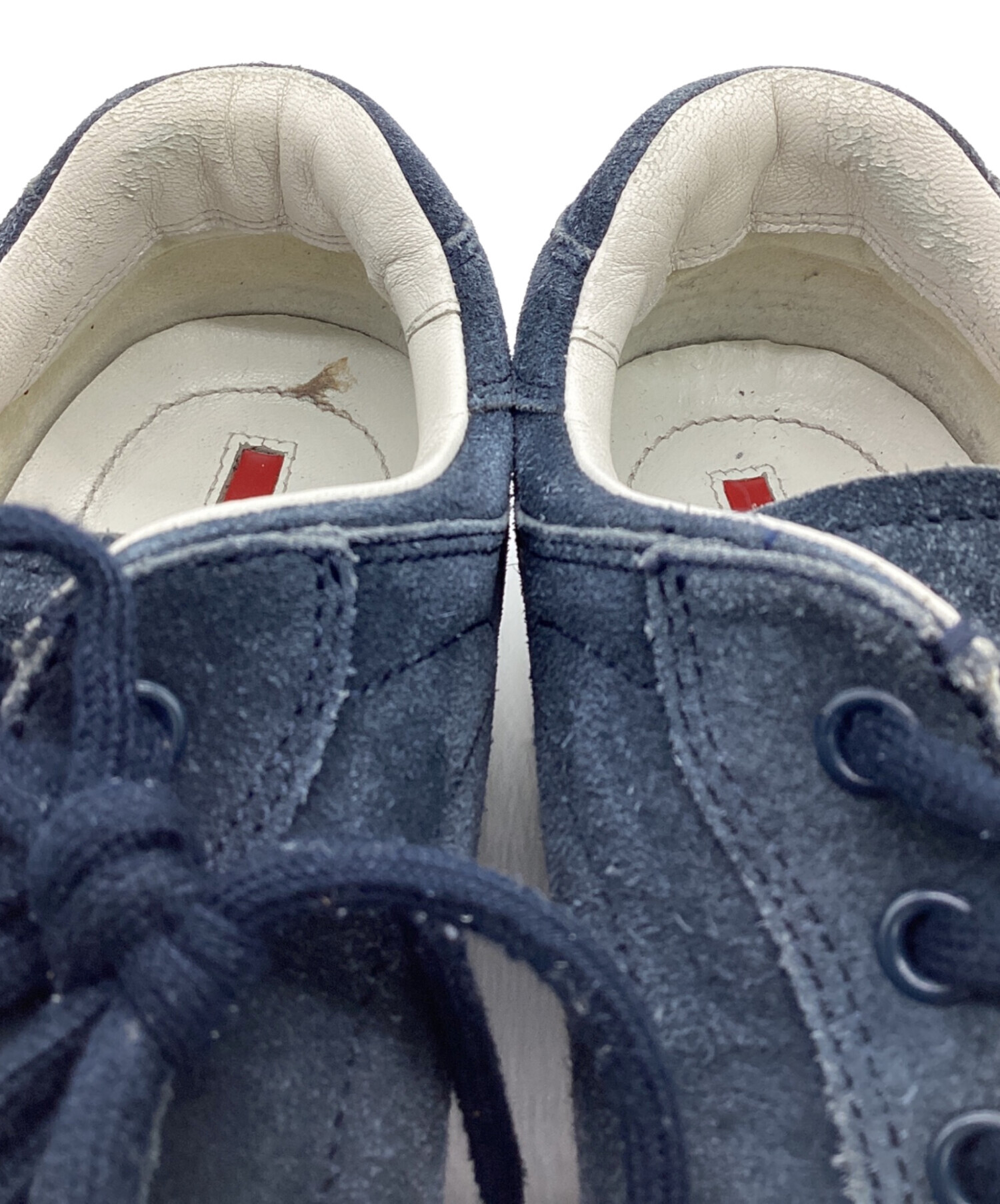 中古・古着通販】PRADA (プラダ) スニーカー ネイビー サイズ:EU37 1/2 