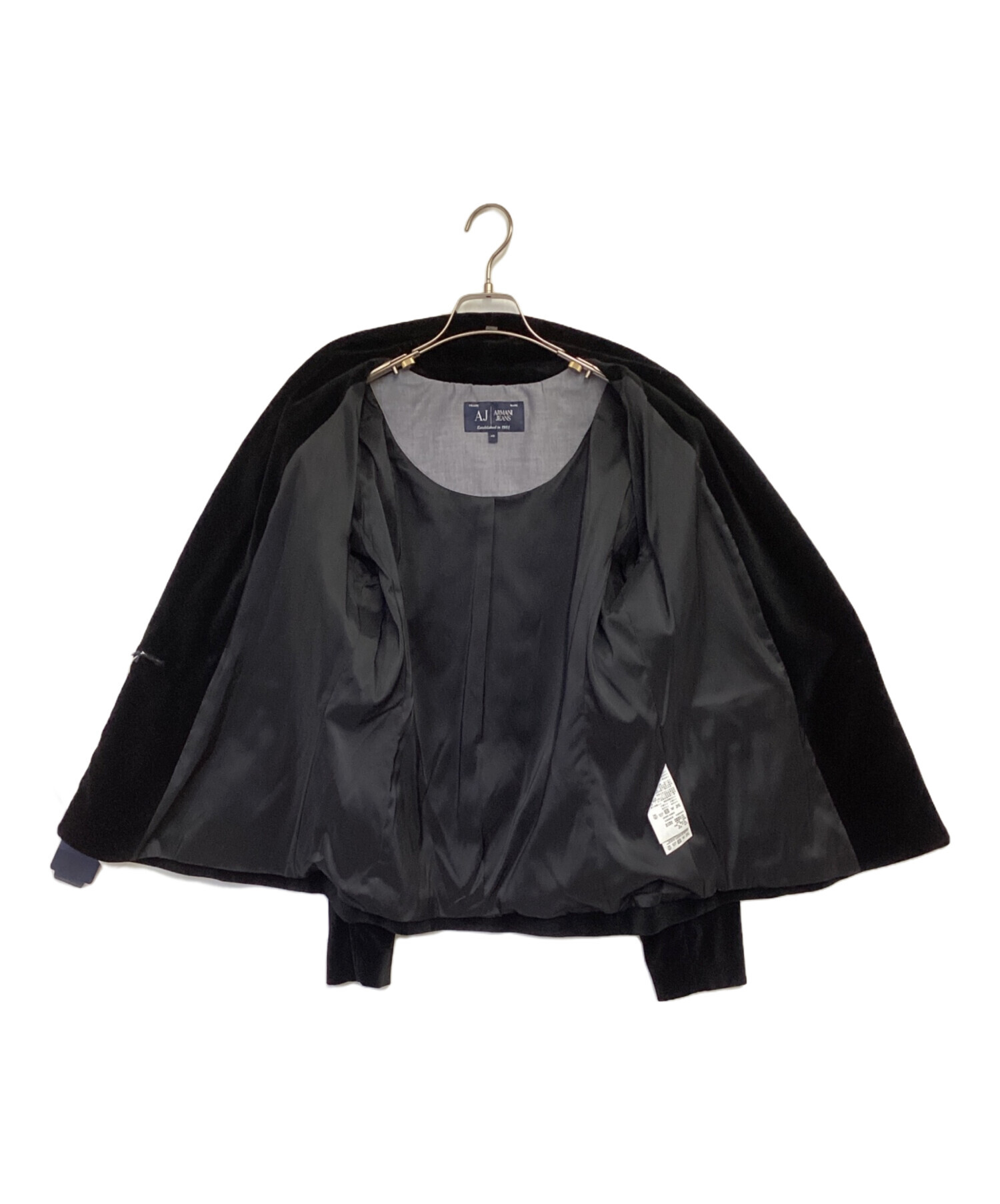 中古・古着通販】ARMANI JEANS (アルマーニジーンズ) ベロアジャケット 