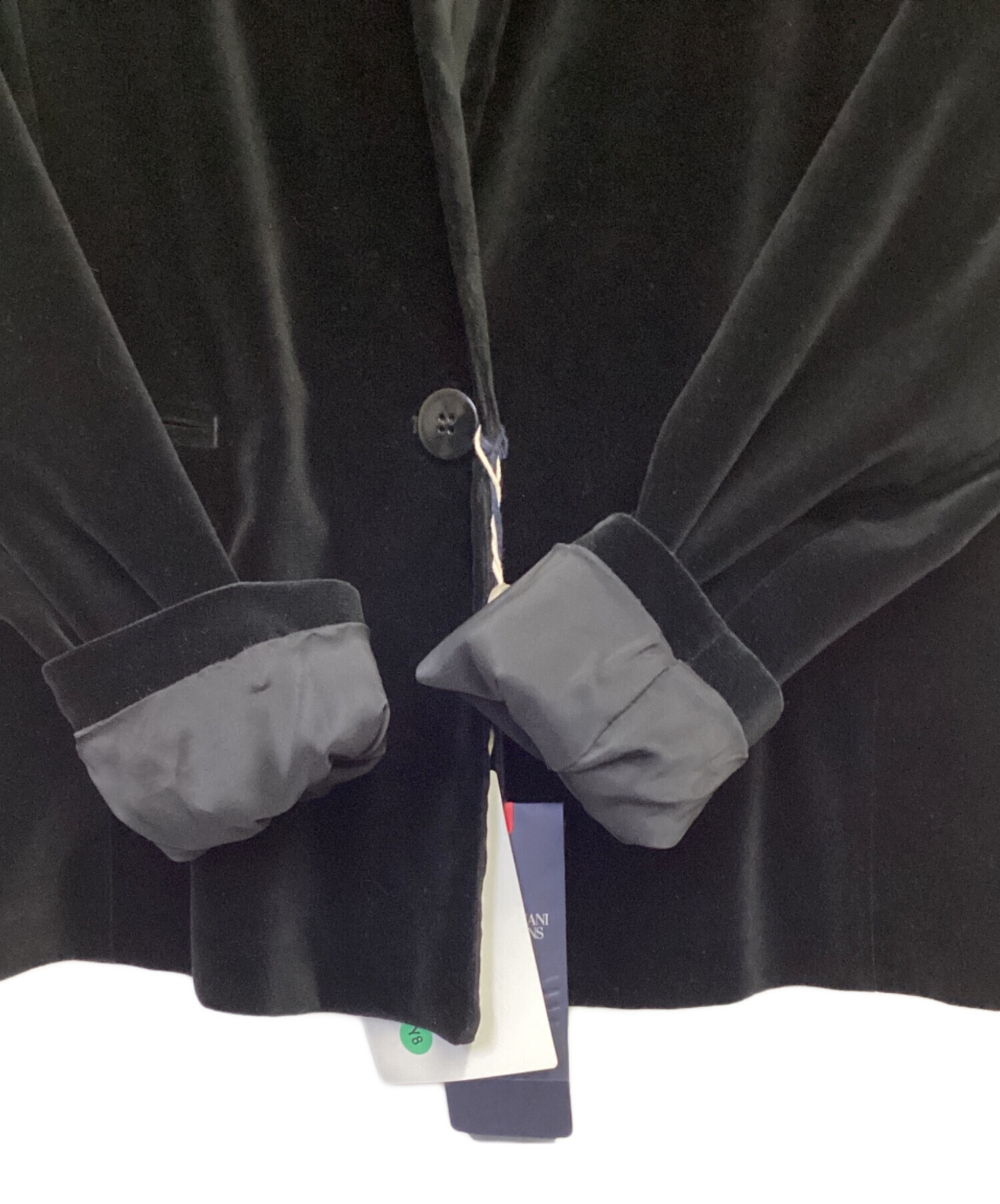 中古・古着通販】ARMANI JEANS (アルマーニジーンズ) ベロアジャケット 