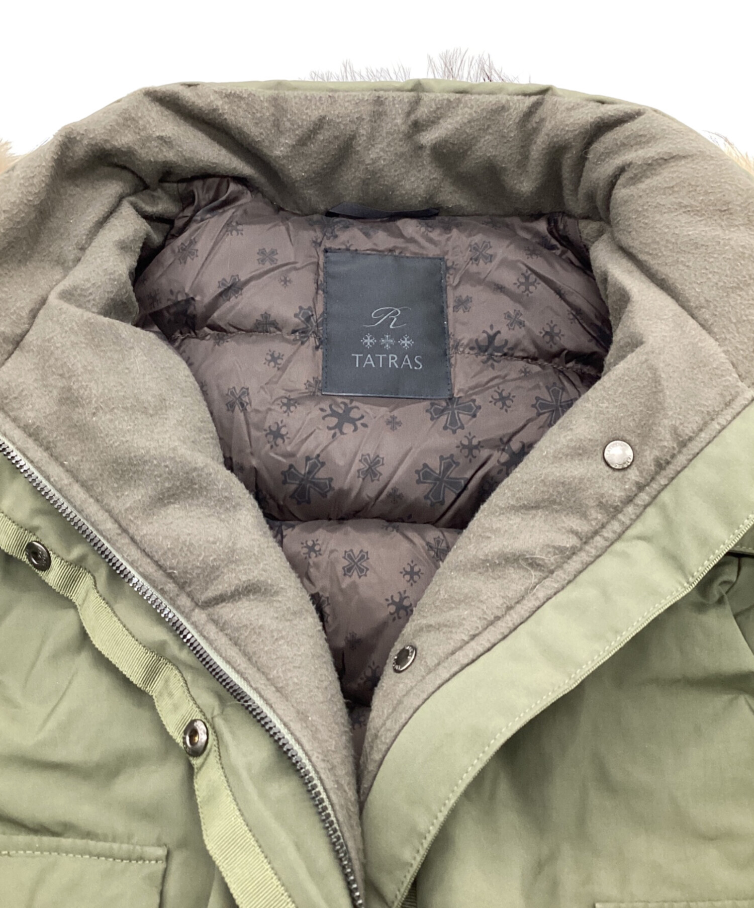 中古・古着通販】TATRAS (タトラス) ダウンジャケット グリーン サイズ 